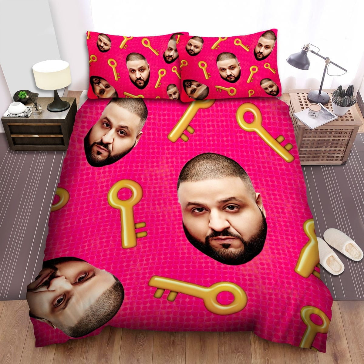 Dj Khaled Keys Bedding Set, Gift For Christmas, Birthday, Thanksgiving