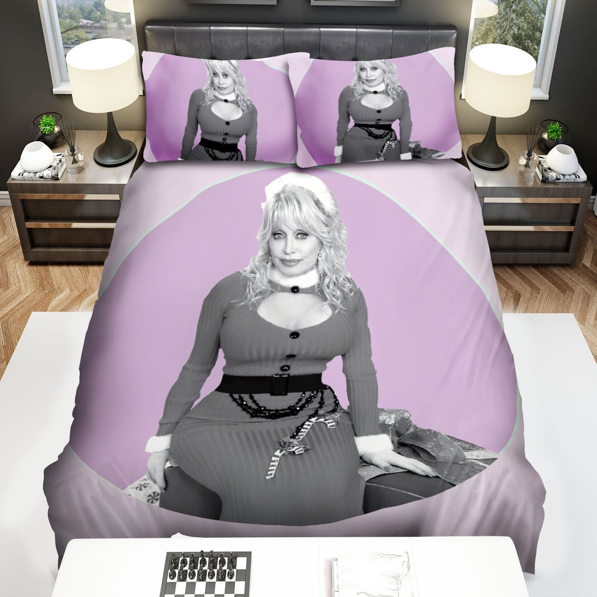 Dolly Parton Bedding Set, Gift For Christmas, Birthday, Thanksgiving
