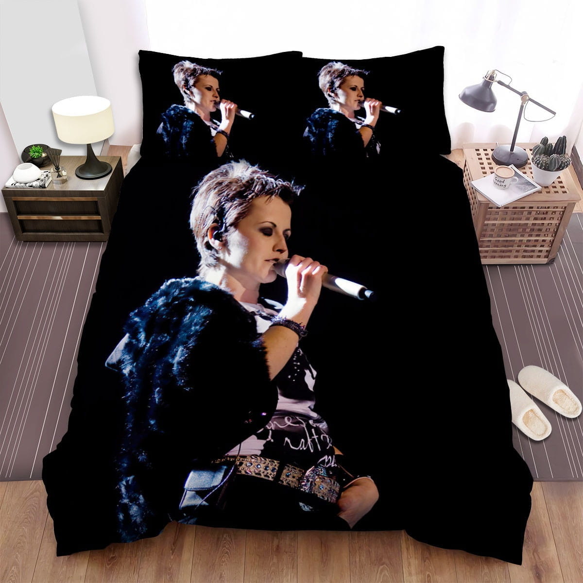 Dolores Oriordan Singing Bedding Sets Duvet Cover, Flatsheet, Pillowcases Perfect Gift For Fans