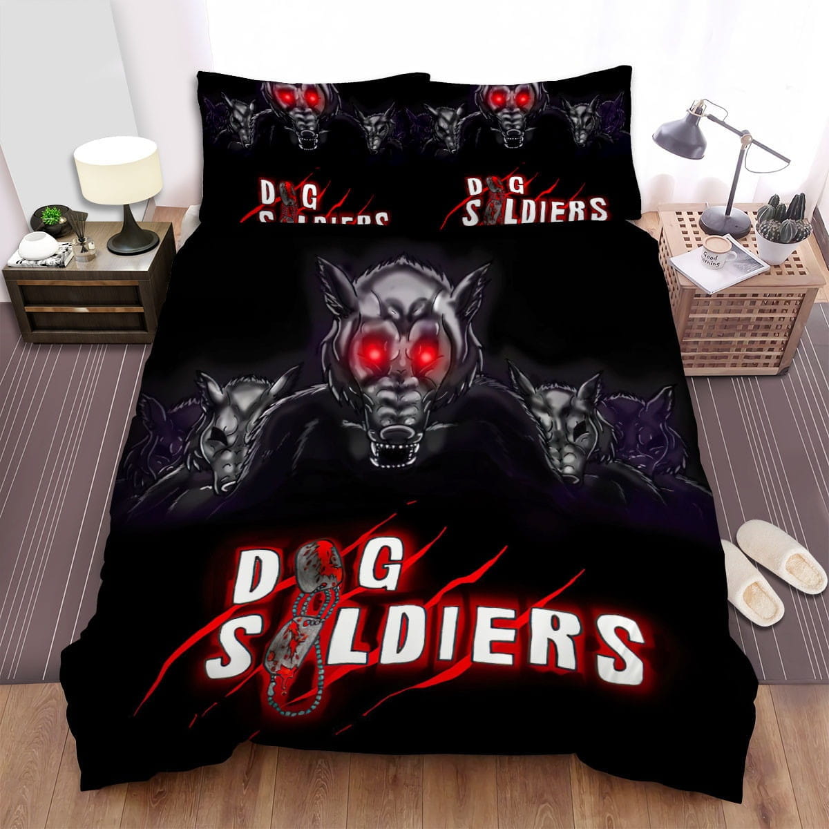 Dog Soldiers Paradigm Art Bedding Sets, Flatsheet Gift For Wife, Husband, Besties