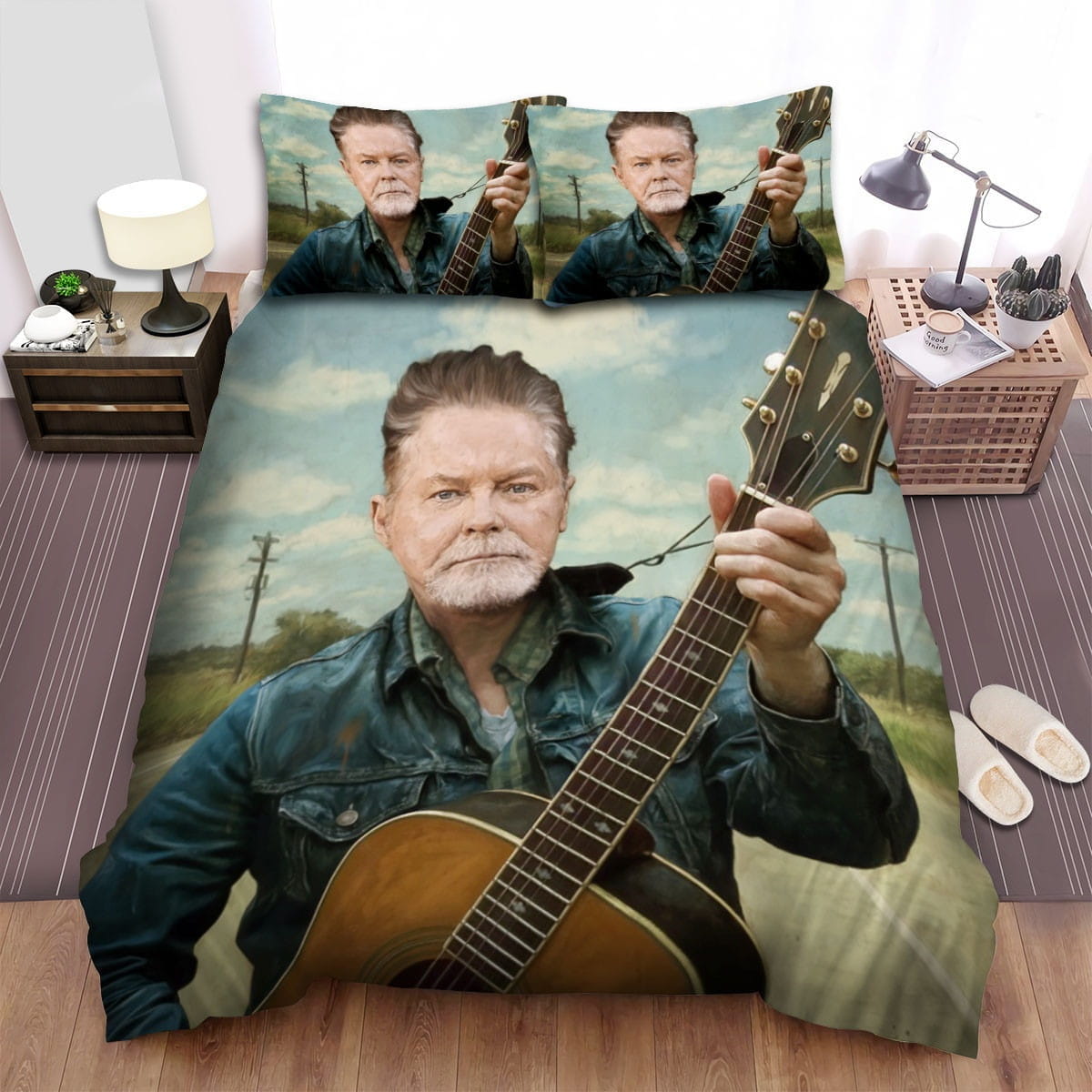 Don Henley Painting Bedding Sets Duvet Cover, Flatsheet, Pillowcases Perfect Gift For Fans
