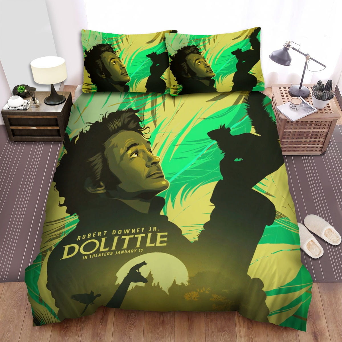 Dolittle Movie Poster Art Bedding Sets Duvet Cover, Flatsheet, Pillowcases For Every Bedroom