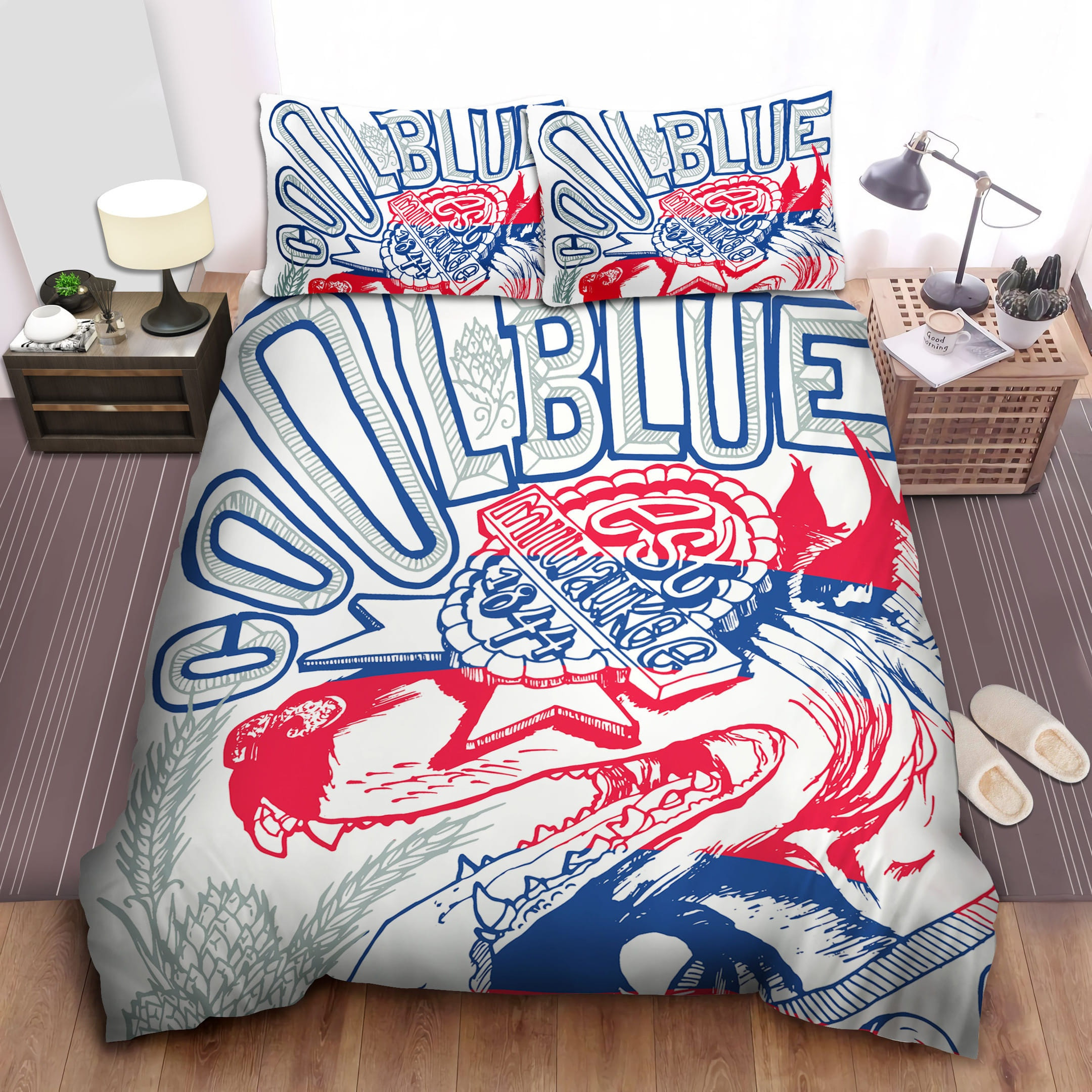 Dog Wearing Collar Bedding Sets Duvet Cover, Flatsheet, Pillowcases Perfect Gift For Fans