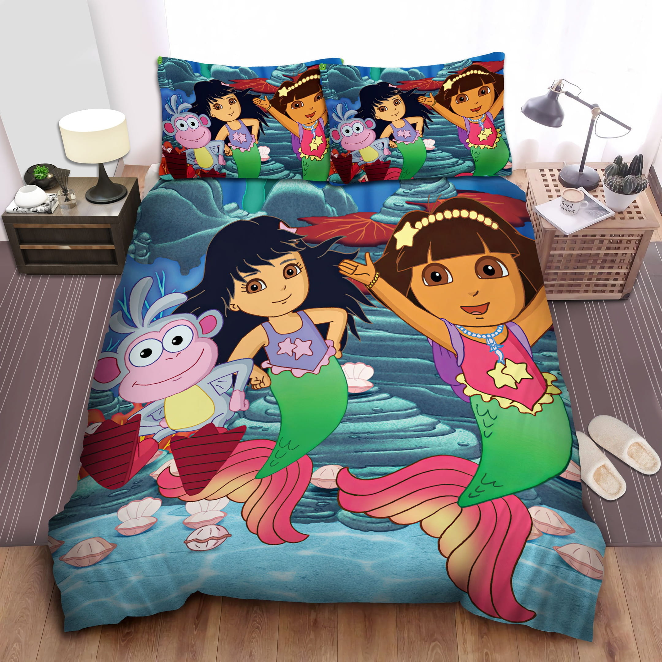 Dora The Mermaid Bedding Sets Duvet Cover, Flatsheet, Pillowcases For Every Bedroom