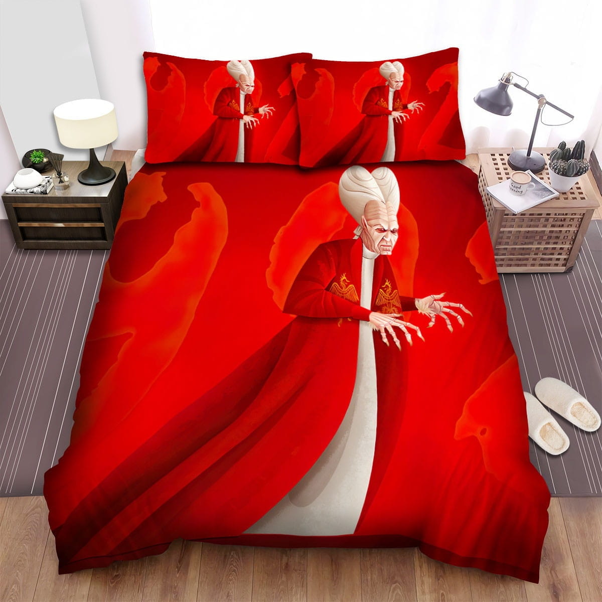 Dracula Red Bedding Sets Duvet Cover, Flatsheet, Pillowcases For Every Bedroom
