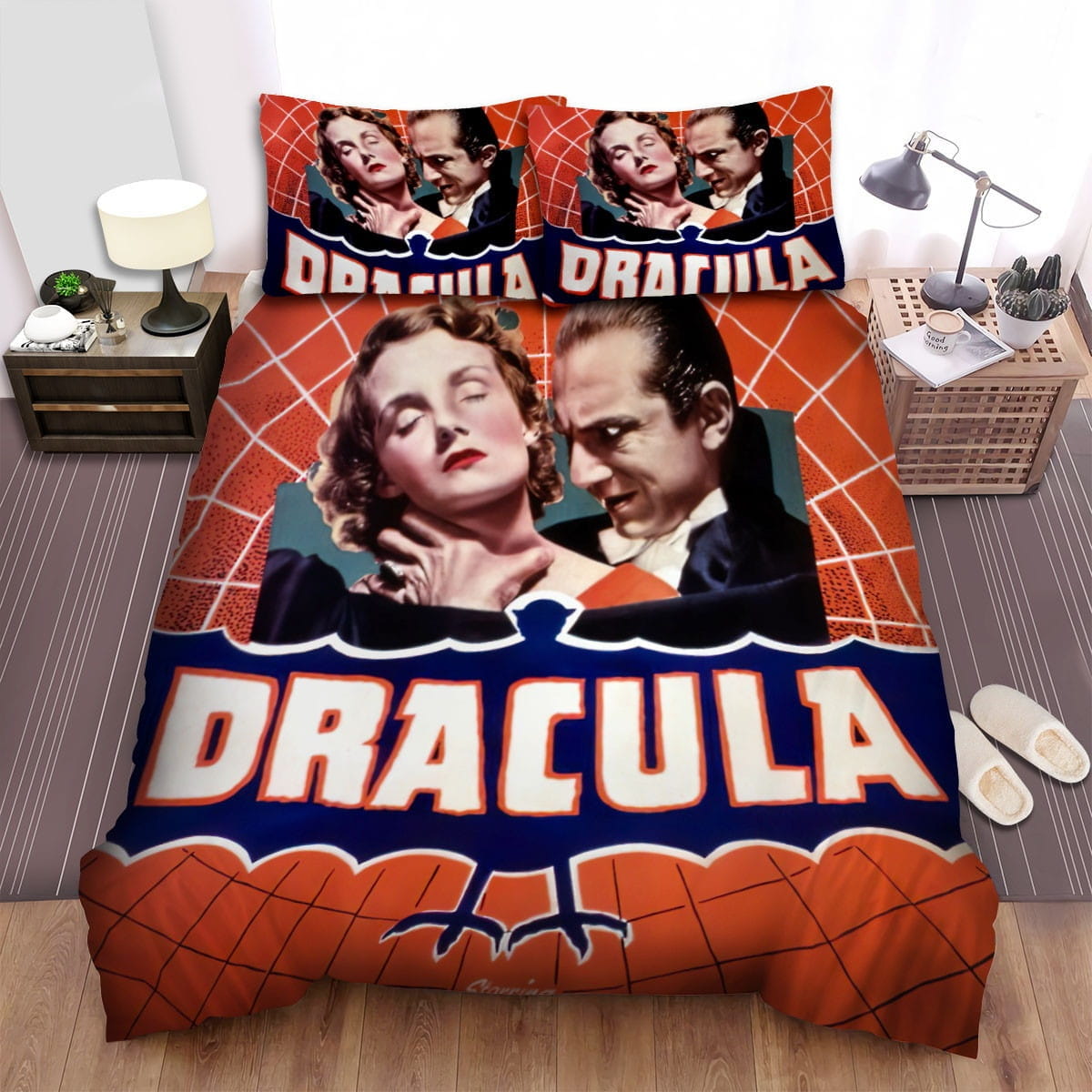 Dracula Movie Poster 3 Bedding Sets, Flatsheet Gift For Christmas, Thanksgiving, Halloween