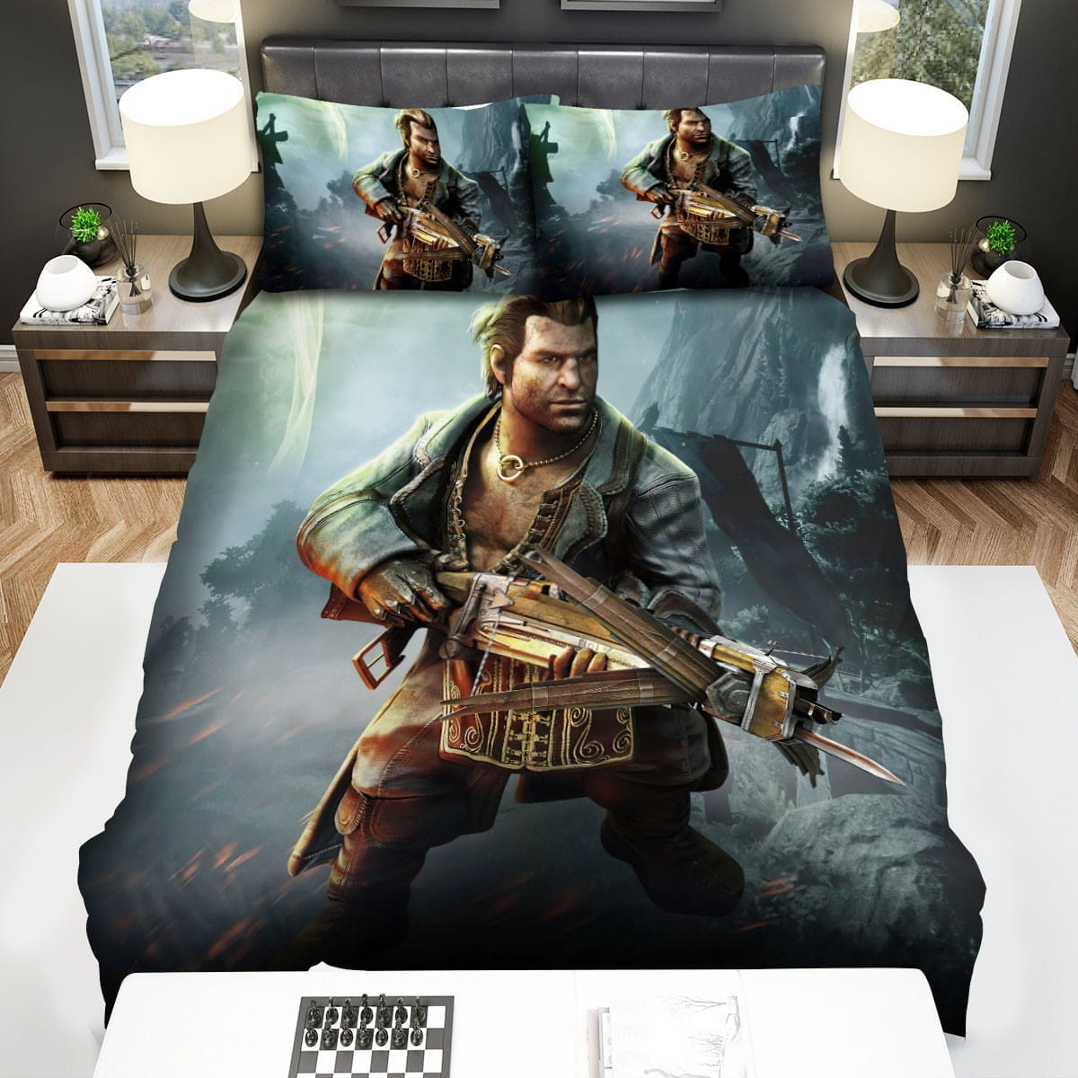 Dragon Age Varric Bedding Set, Gift For Christmas, Birthday, Thanksgiving