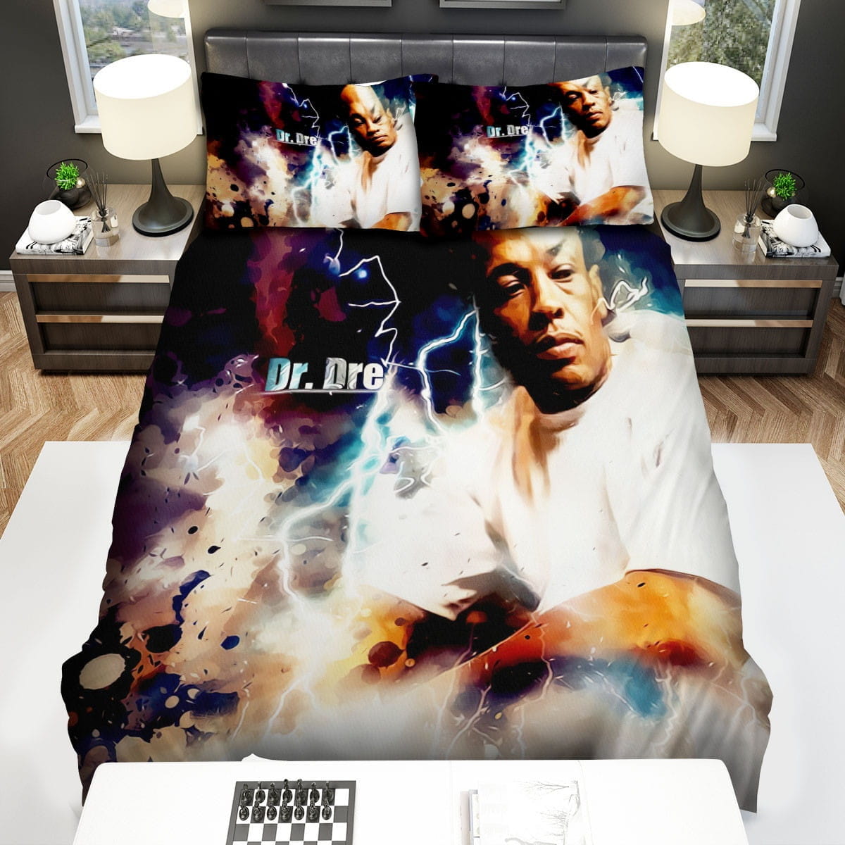 Dr. Dre And Thunder Art Bedding Sets Duvet Cover, Flatsheet, Pillowcases For Every Bedroom