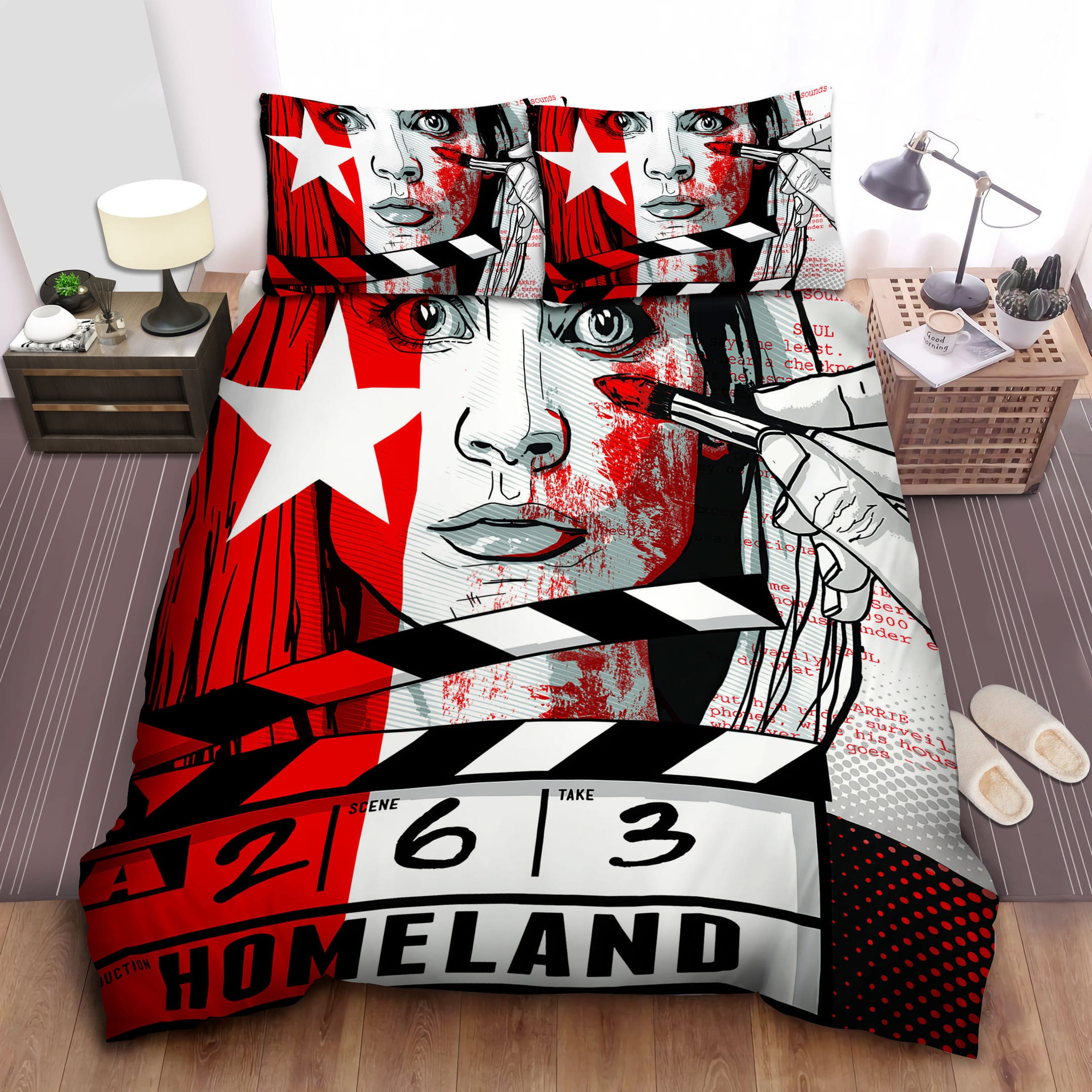 Drawing Carrie Bedding Sets Duvet Cover, Flatsheet, Pillowcase For Your Lover