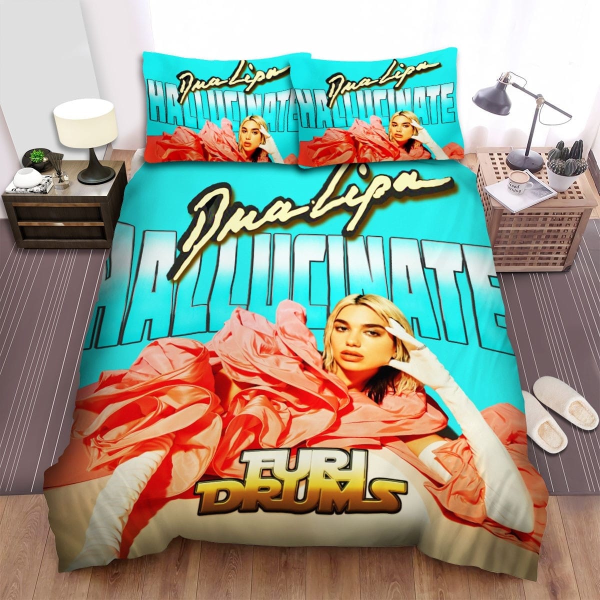 Dua Lipa Hallucinate Cover Bedding Set, Gift For Christmas, Birthday, Thanksgiving