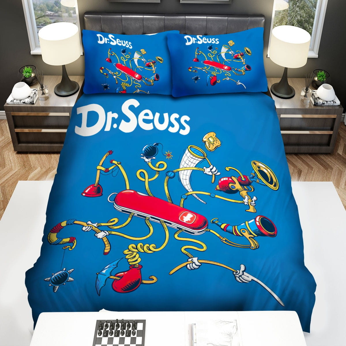 Dr.Seuss Bedding Set, Gift For Christmas, Birthday, Thanksgiving