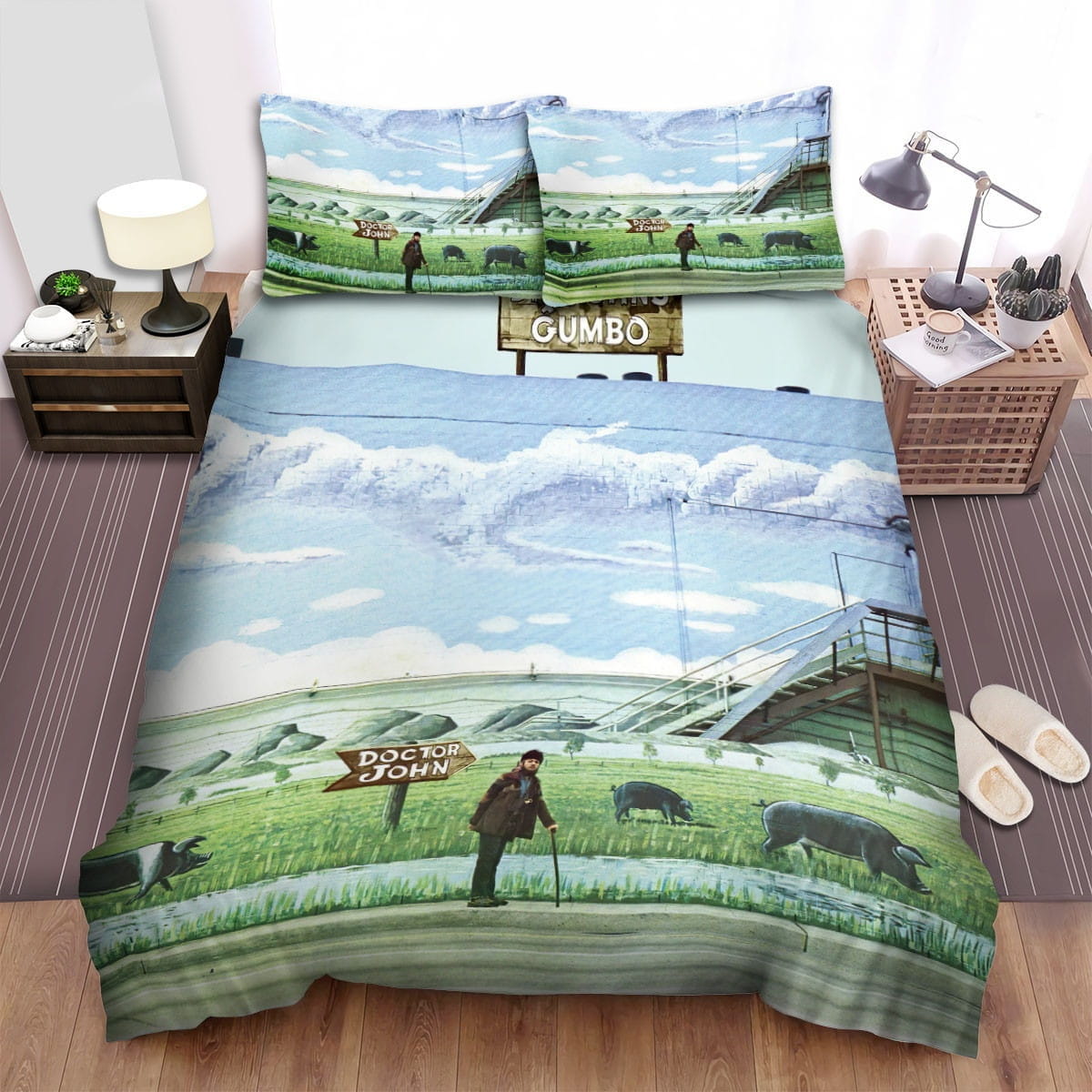 Dr. John Gumbo Bedding Sets Duvet Cover, Flatsheet, Pillowcases For Every Bedroom