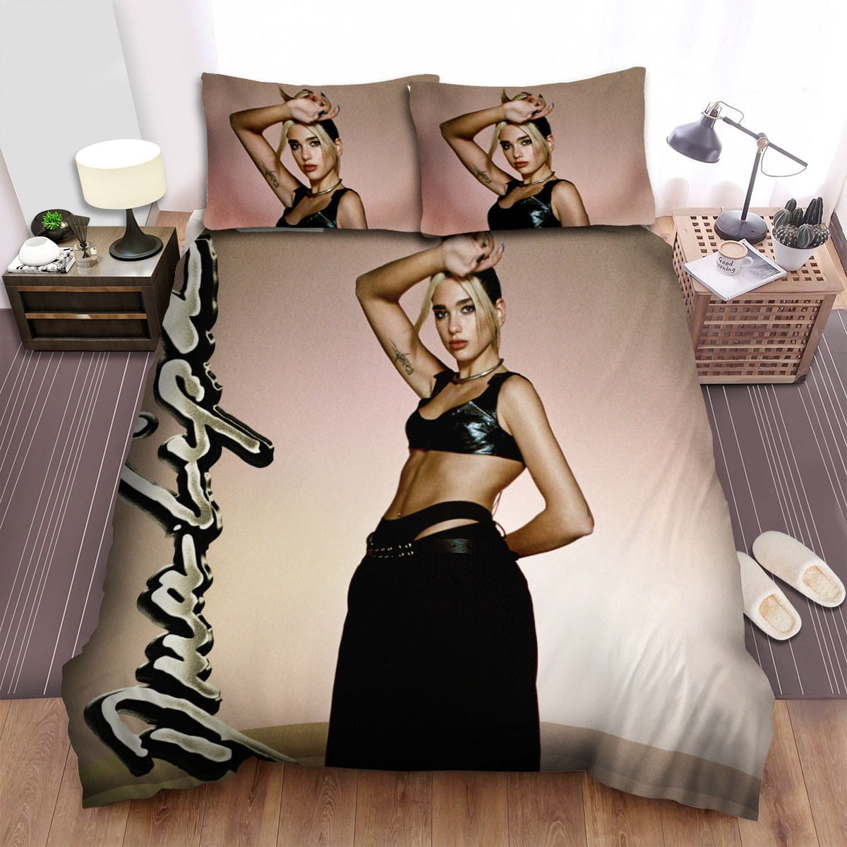 Dua Lipa Hallucinate Cover Bedding Sets Duvet Cover, Flatsheet, Pillowcases Perfect Gift For Fans