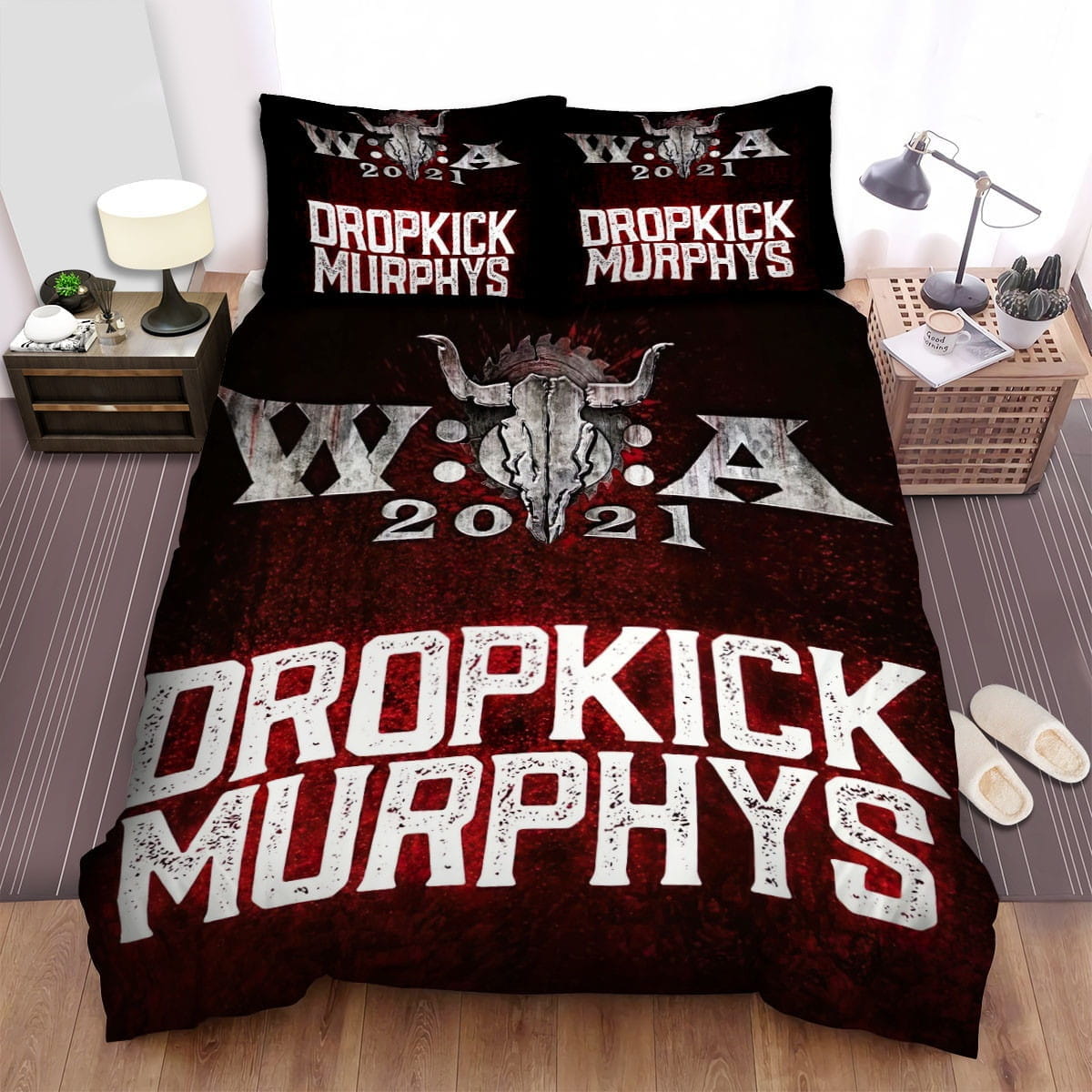 Dropkick Murphys Poster Bedding Sets Duvet Cover, Flatsheet, Pillowcases Perfect Gift For Fans