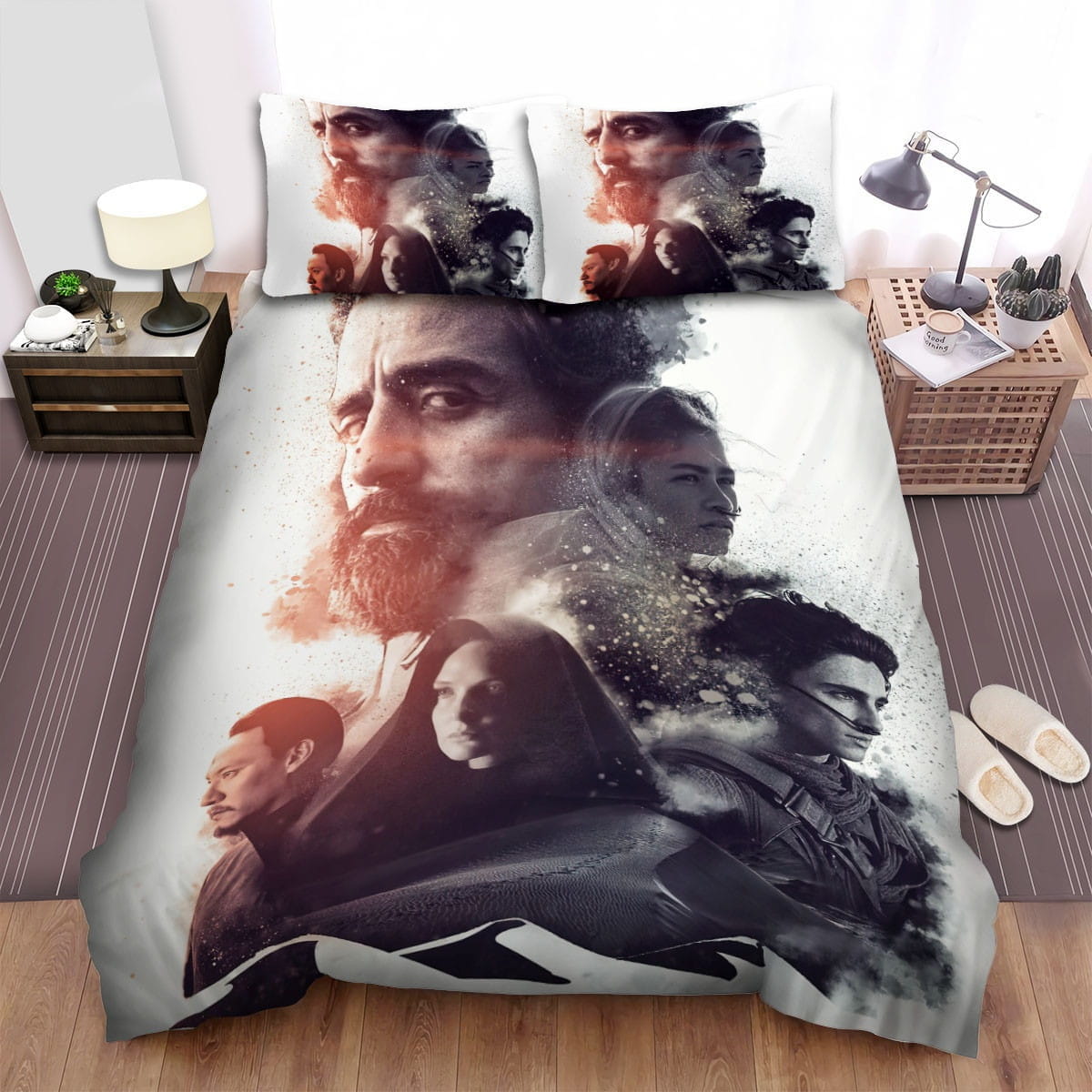 Dune Movie Art 2 Bedding Sets Duvet Cover, Flatsheet, Pillowcase For Your Lover
