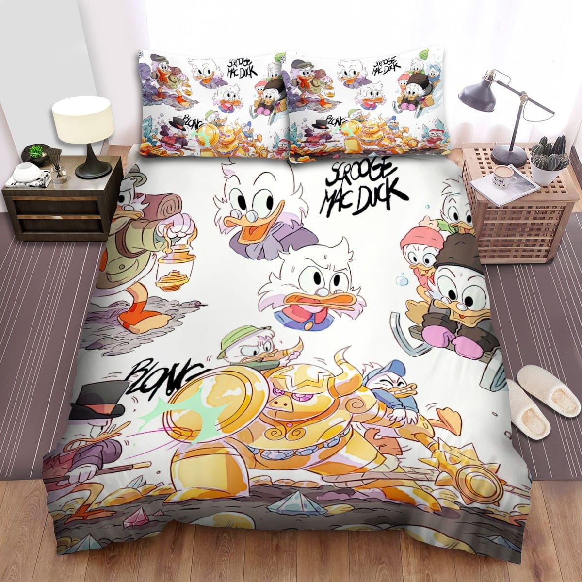 Ducktales Movie Art 4 Bedding Sets, Flatsheet Gift For Wife, Husband, Besties