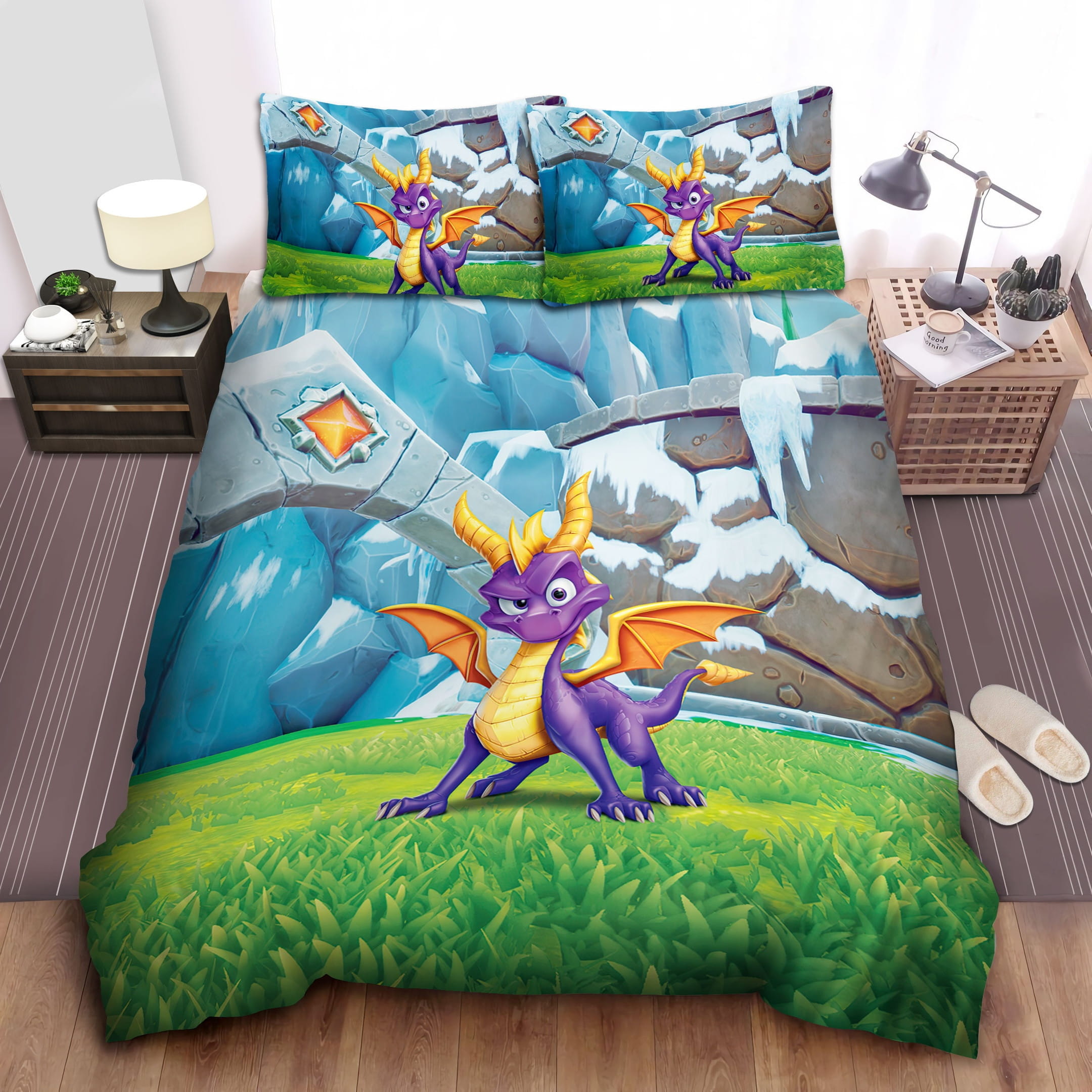 Dumb Face Of The Dragon Bedding Sets, Flatsheet Gift For Wife, Husband, Besties