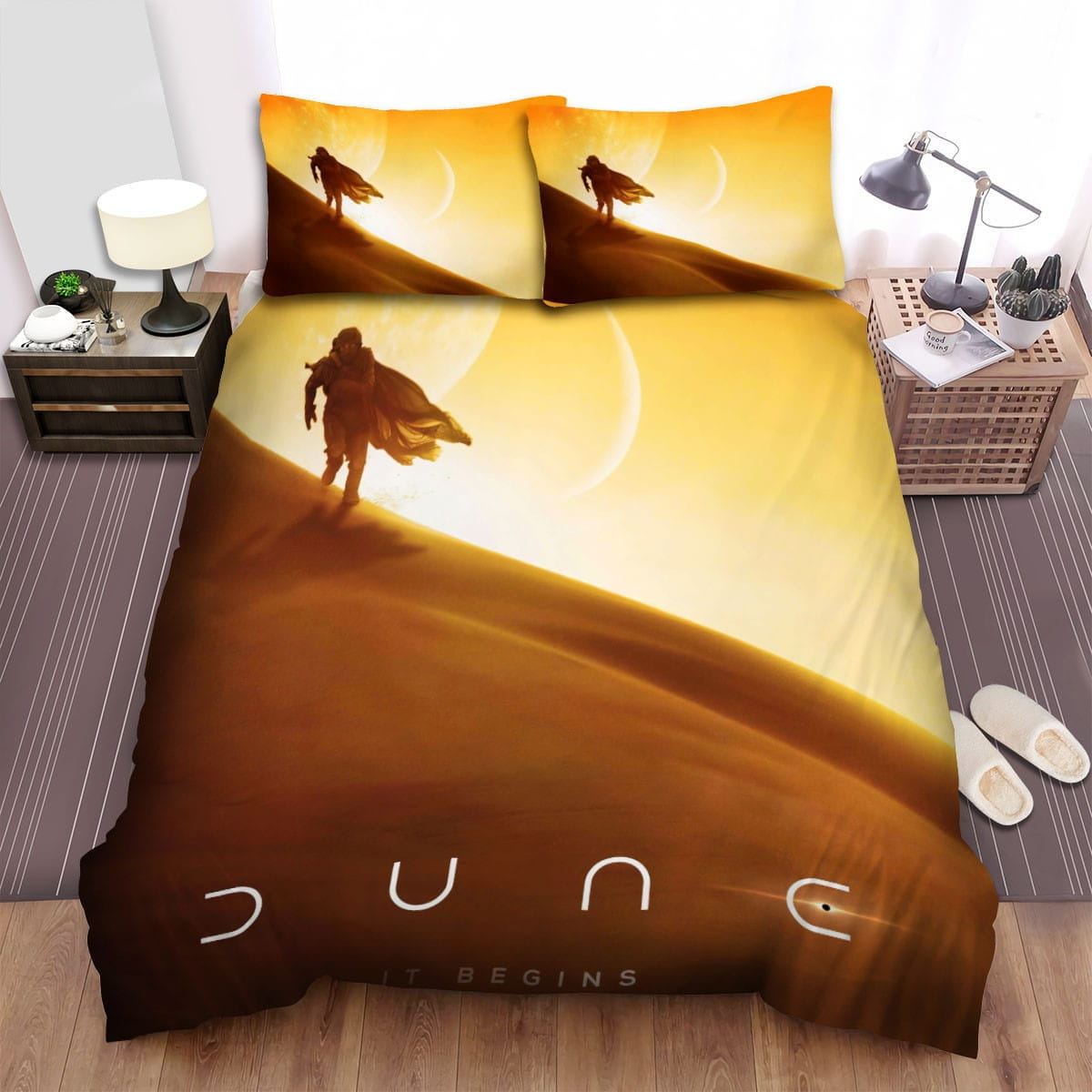 Dune Running In The Desert Bedding Sets Duvet Cover, Flatsheet, Pillowcase For Your Lover
