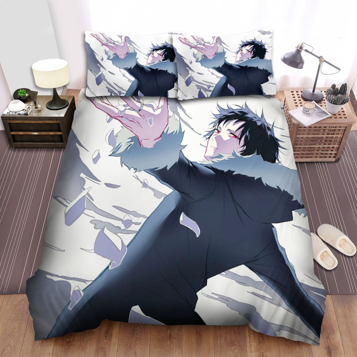 Durarara!! Izaya Power Bedding Sets Duvet Cover, Flatsheet, Pillowcase For Your Lover