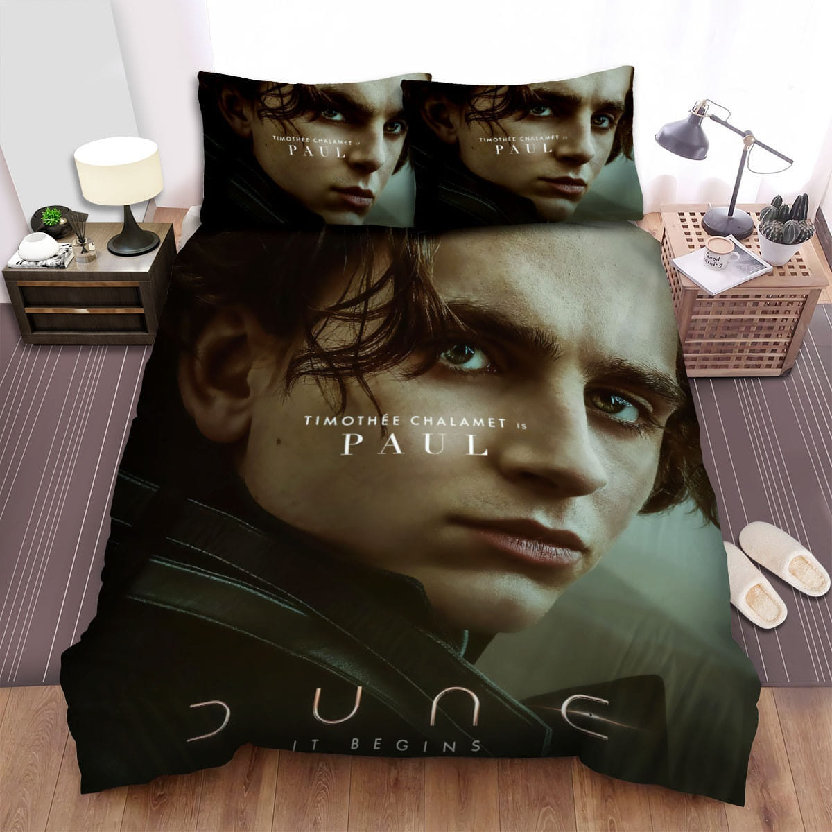 Dune Paul Atreides Poster Bedding Sets Duvet Cover, Flatsheet, Pillowcase For Your Lover