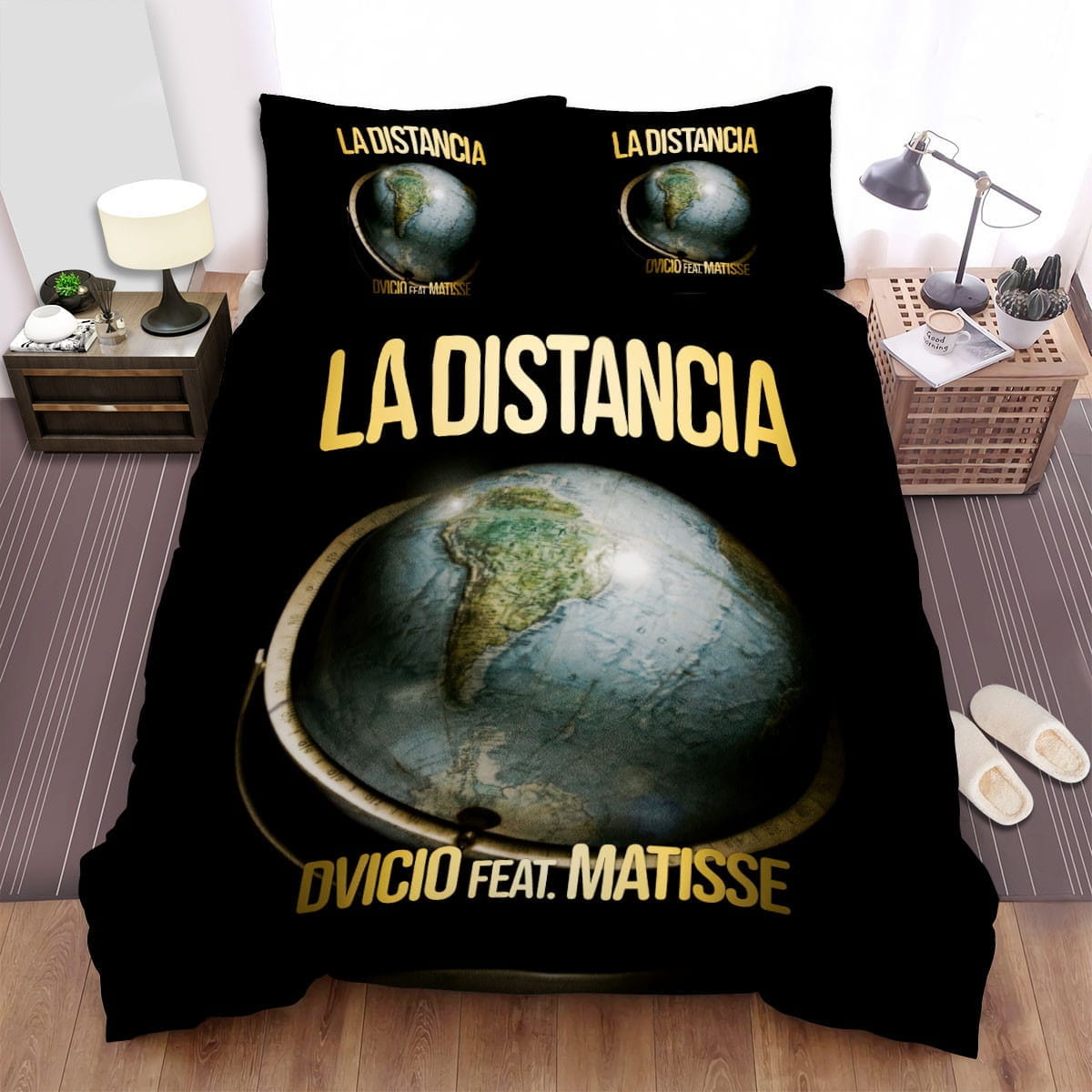 Dvicio La Distancia Bedding Sets, Flatsheet Gift For Christmas, Thanksgiving, Halloween