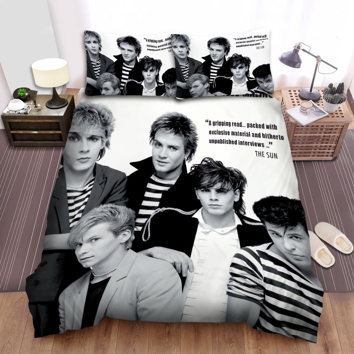 Duran Duran Wild Boys Bedding Sets Duvet Cover, Flatsheet, Pillowcases Perfect Gift For Fans