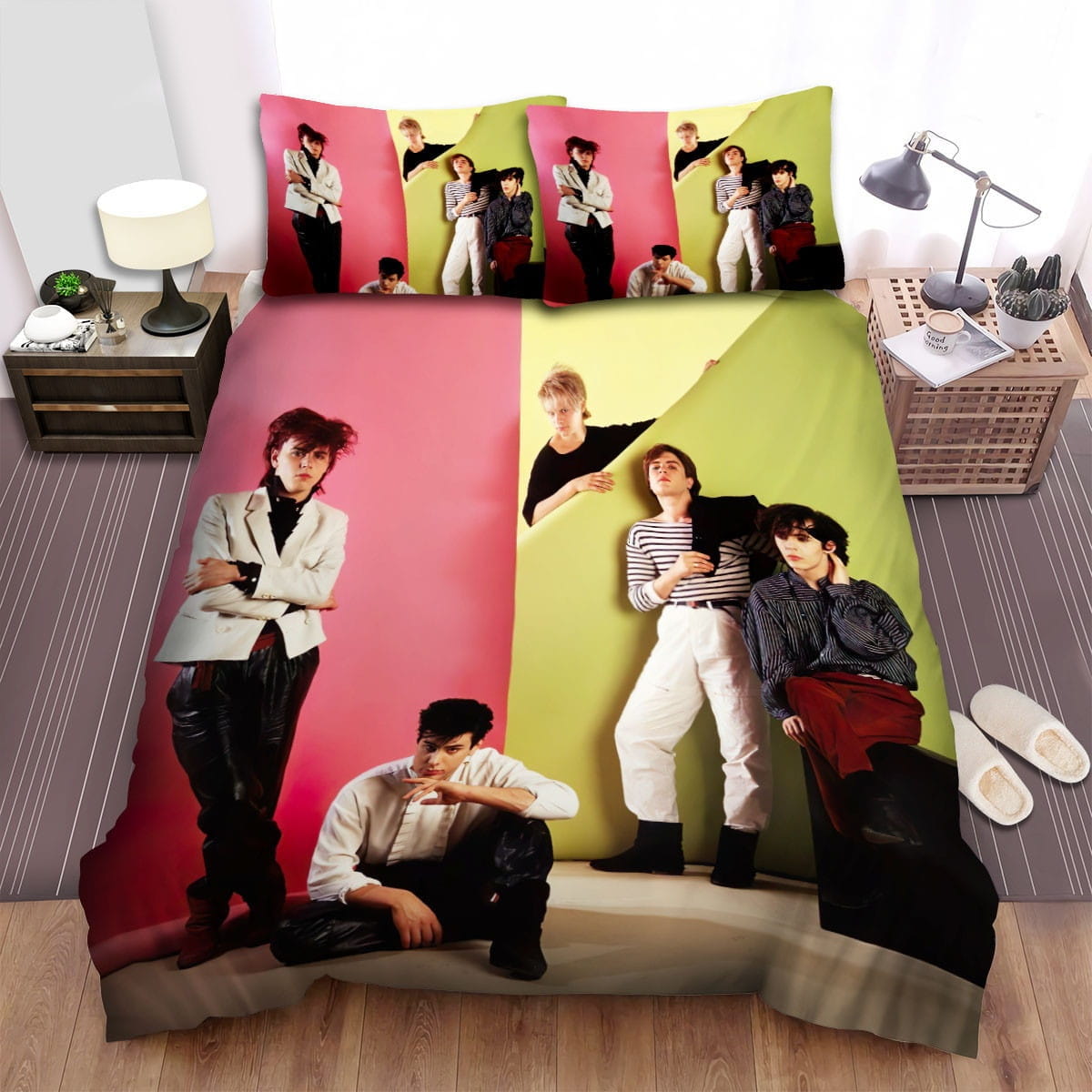 Duran Duran Photo 1 Bedding Set, Gift For Christmas, Birthday, Thanksgiving