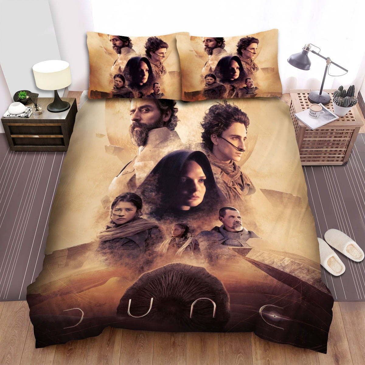 Dune Movie Poster 1 Decorative Bedding Sets with Duvet Cover, Flatsheet, Pillowcases
