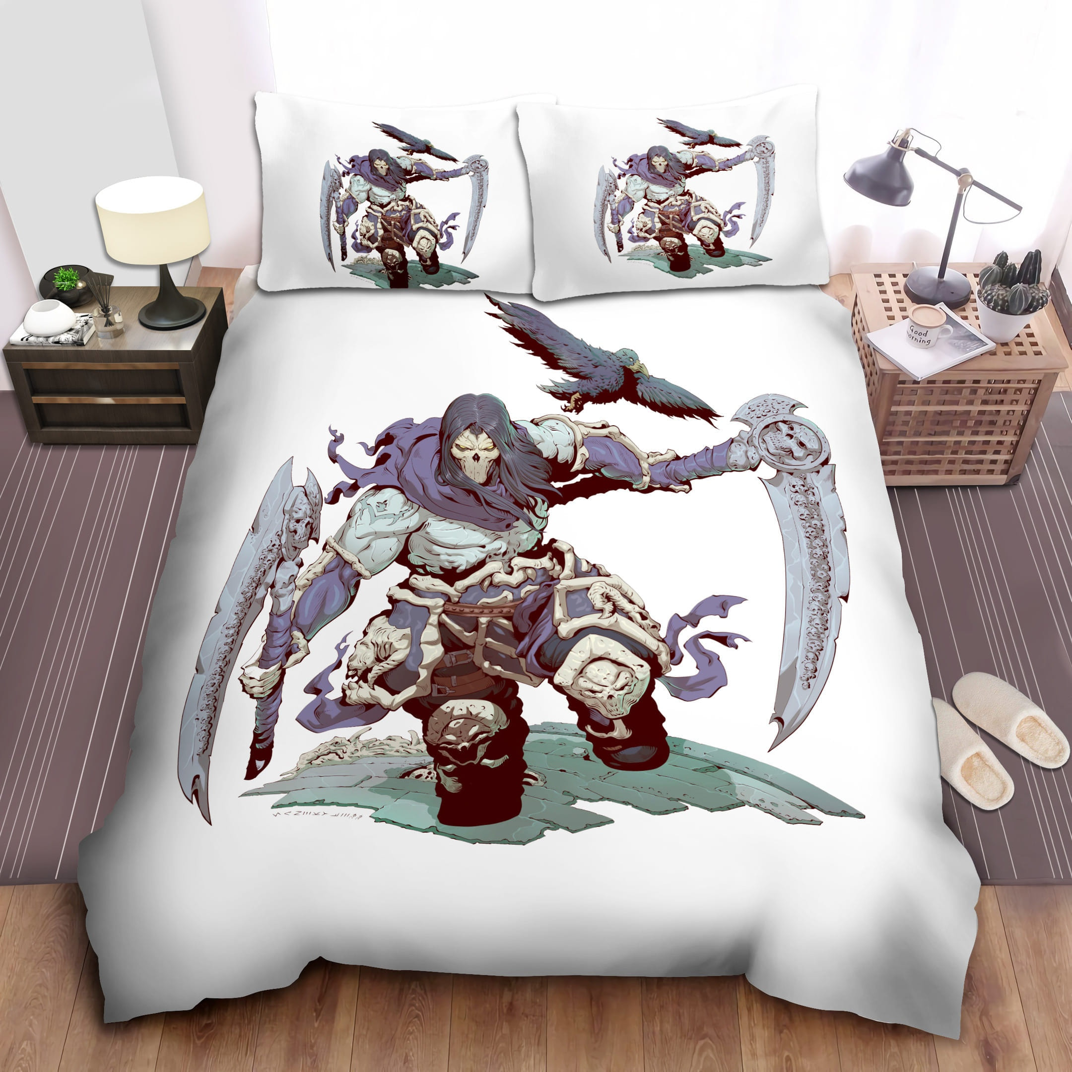 Dust Follows Him Decorative Bedding Sets with Duvet Cover, Flatsheet, Pillowcases