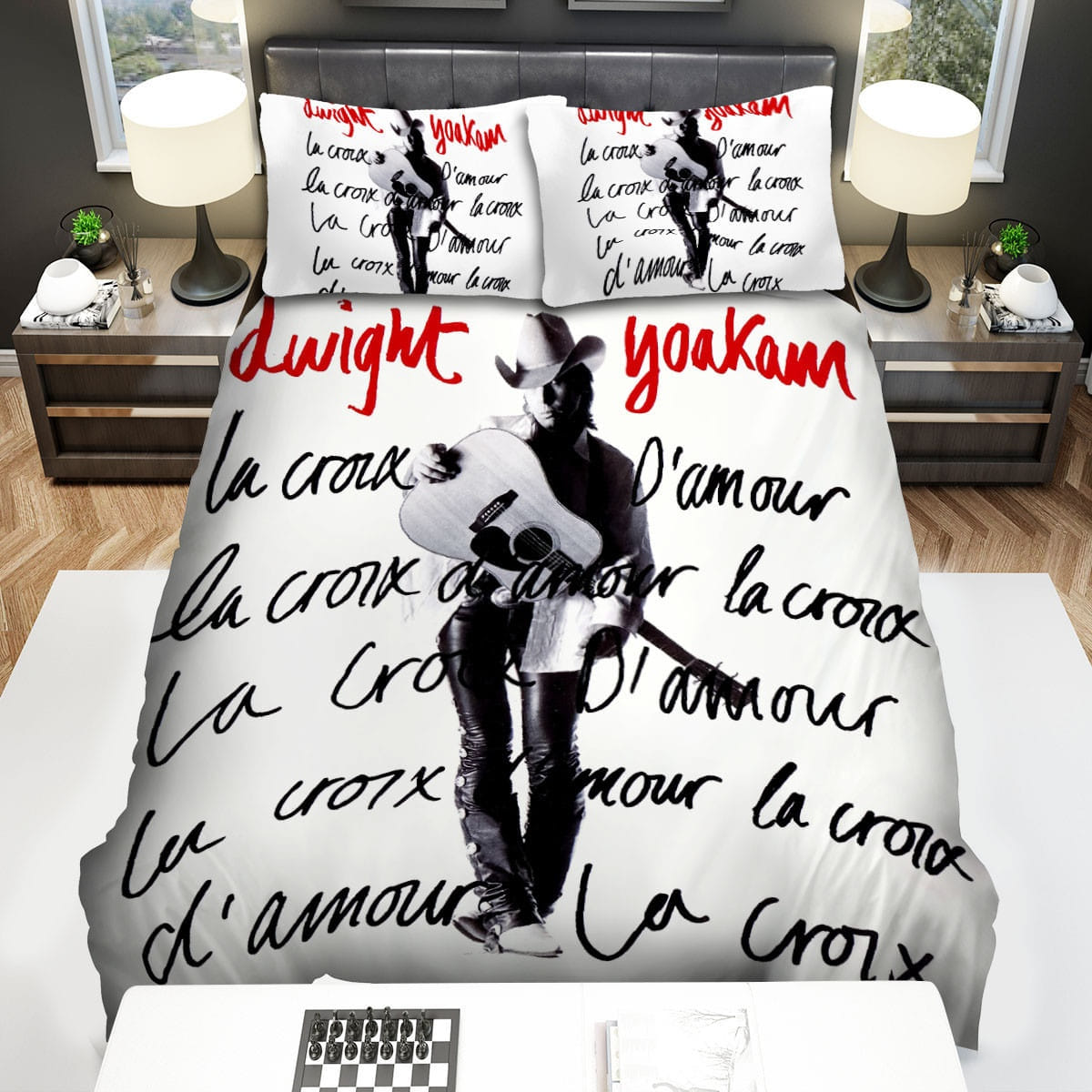 Dwight Yoakam Bedding Set, Gift For Christmas, Birthday, Thanksgiving