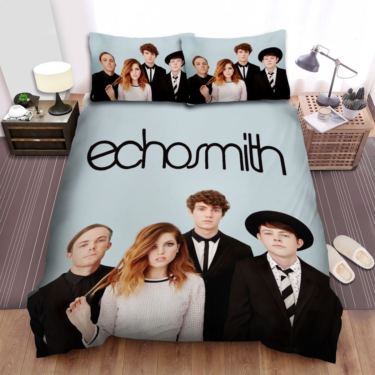 Echosmith Band Team Bedding Sets, Flatsheet Gift For Wife, Husband, Besties