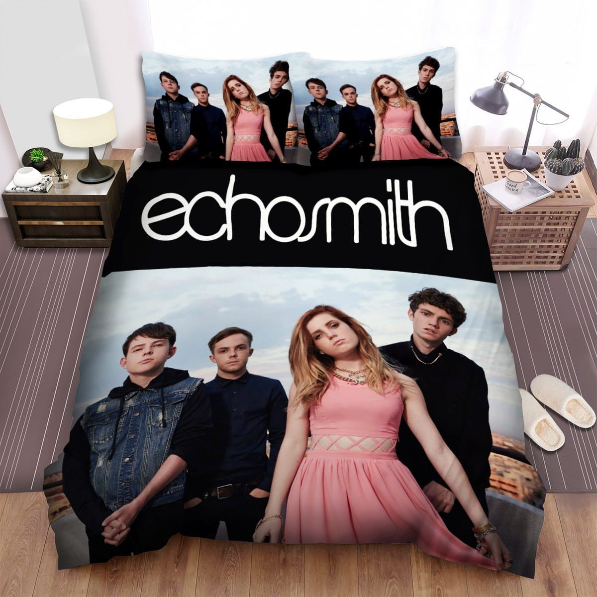 Echosmith Band Big City Bedding Sets, Flatsheet Gift For Christmas, Thanksgiving, Halloween