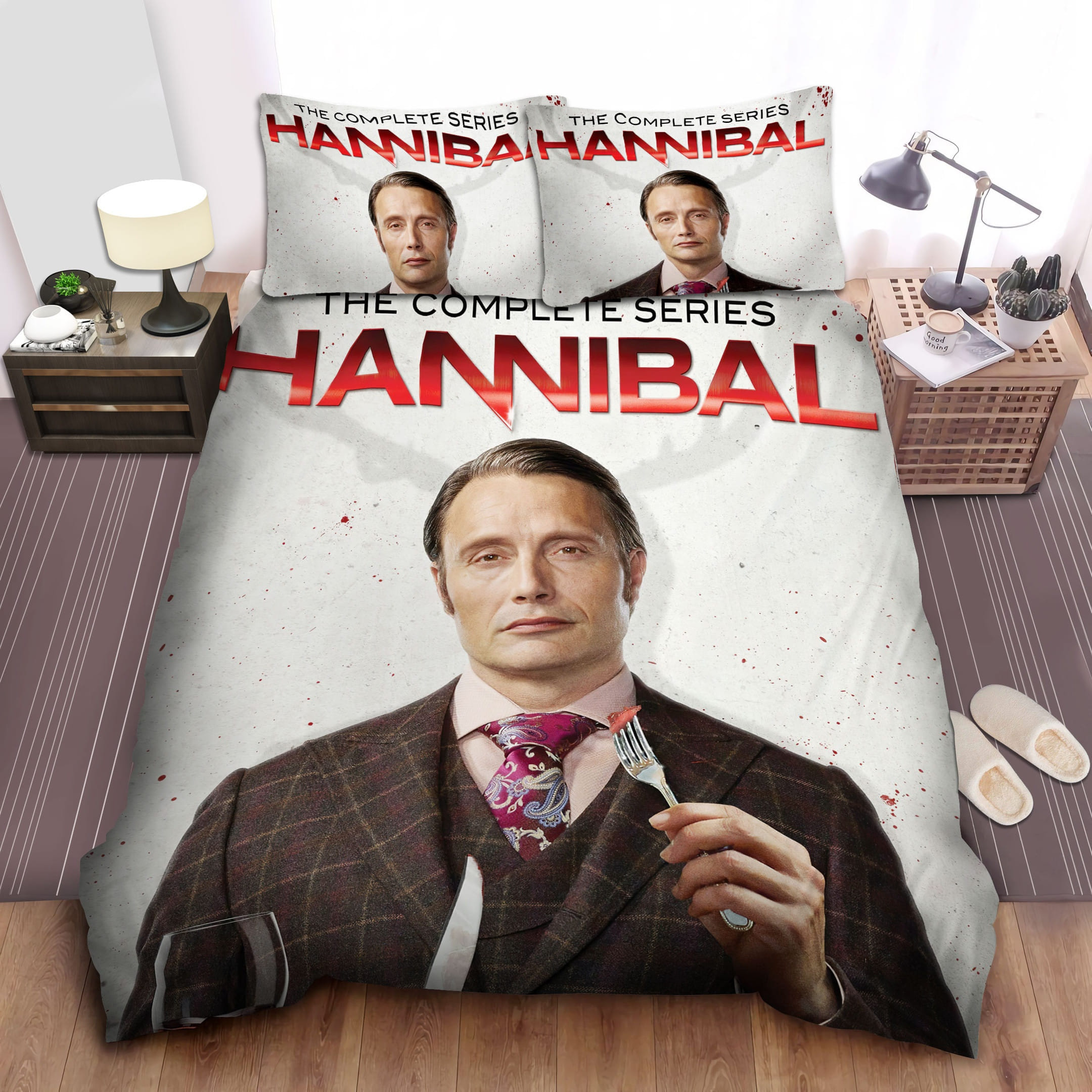 Eating The Rib Bedding Sets Duvet Cover, Flatsheet, Pillowcases Perfect Gift For Fans