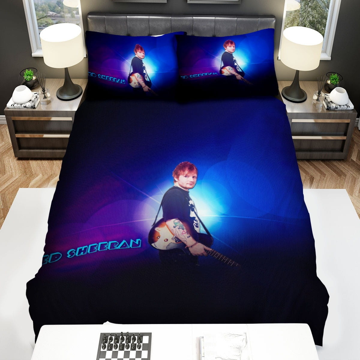 Ed Sheeran Bedding Sets, Flatsheet Gift For Wife, Husband, Besties