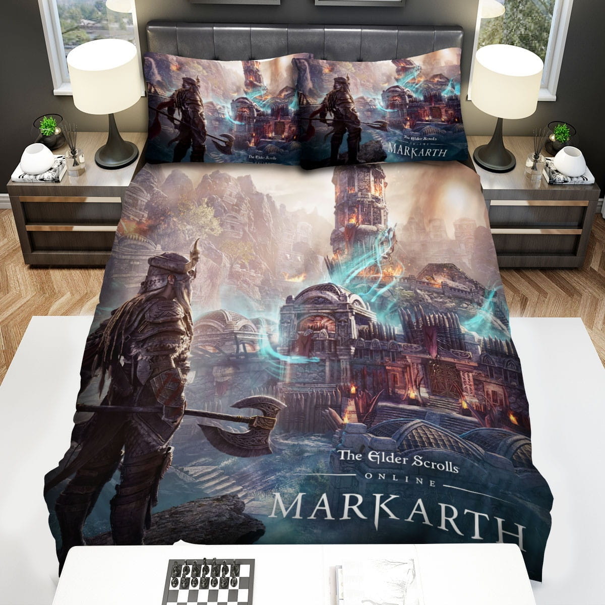 Elder Scrolls Markarth Bedding Set, Gift For Christmas, Birthday, Thanksgiving