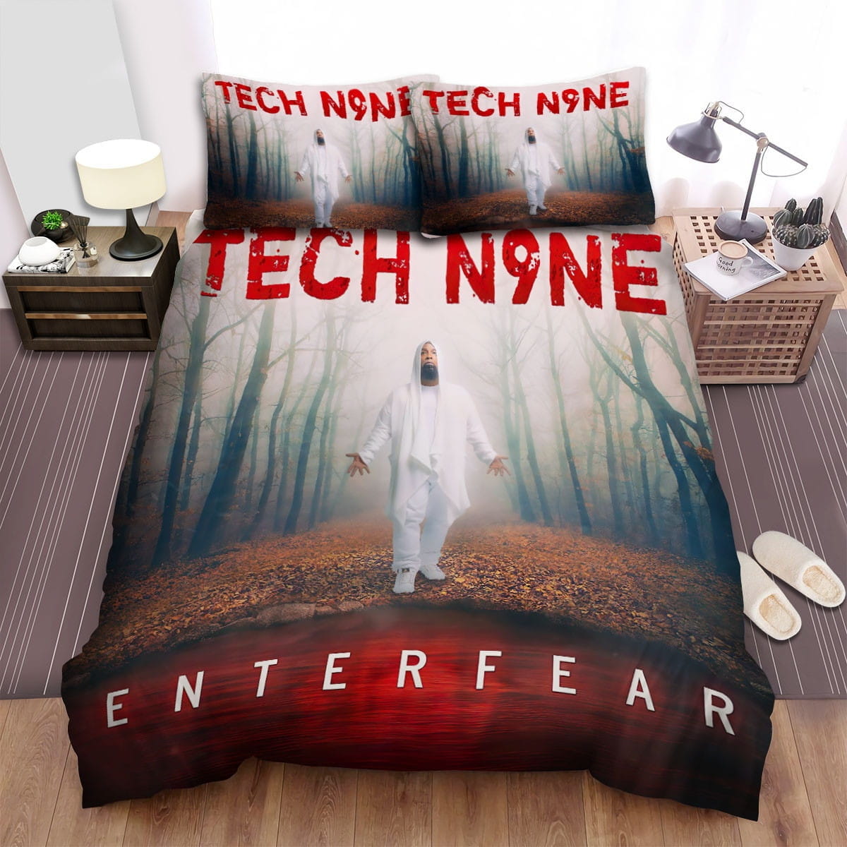 Ef Tech N9ne Bedding Sets Duvet Cover, Flatsheet, Pillowcases Perfect Gift For Fans