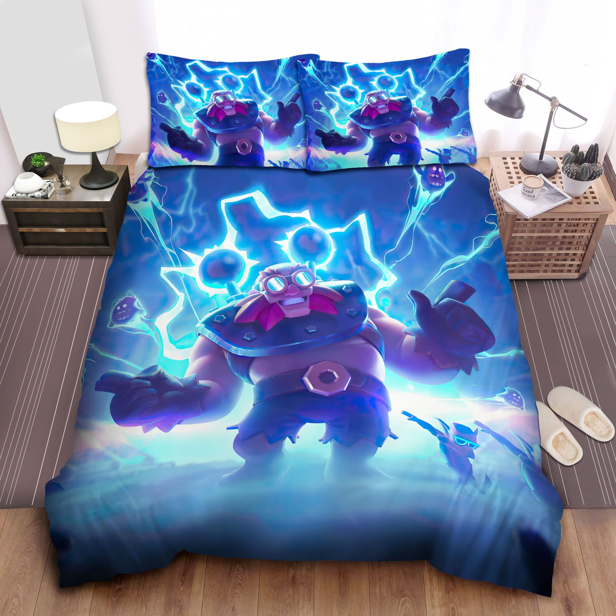 Electro Giant Bedding Sets Duvet Cover, Flatsheet, Pillowcase For Your Lover