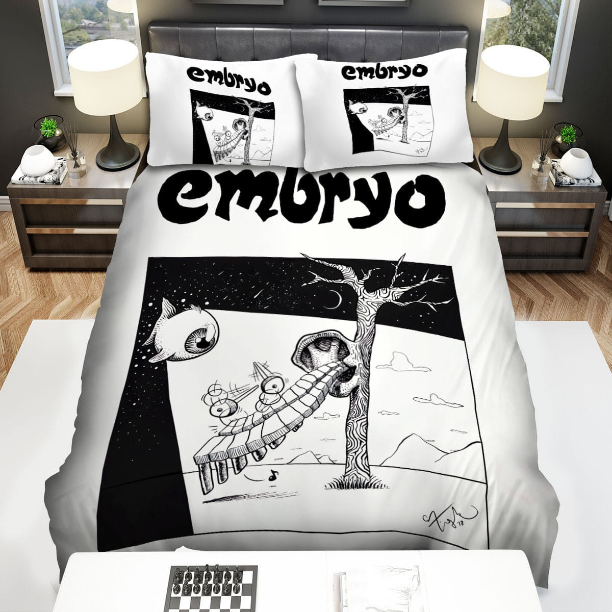 Embryo Cover Photo Decorative Bedding Sets with Duvet Cover, Flatsheet, Pillowcases