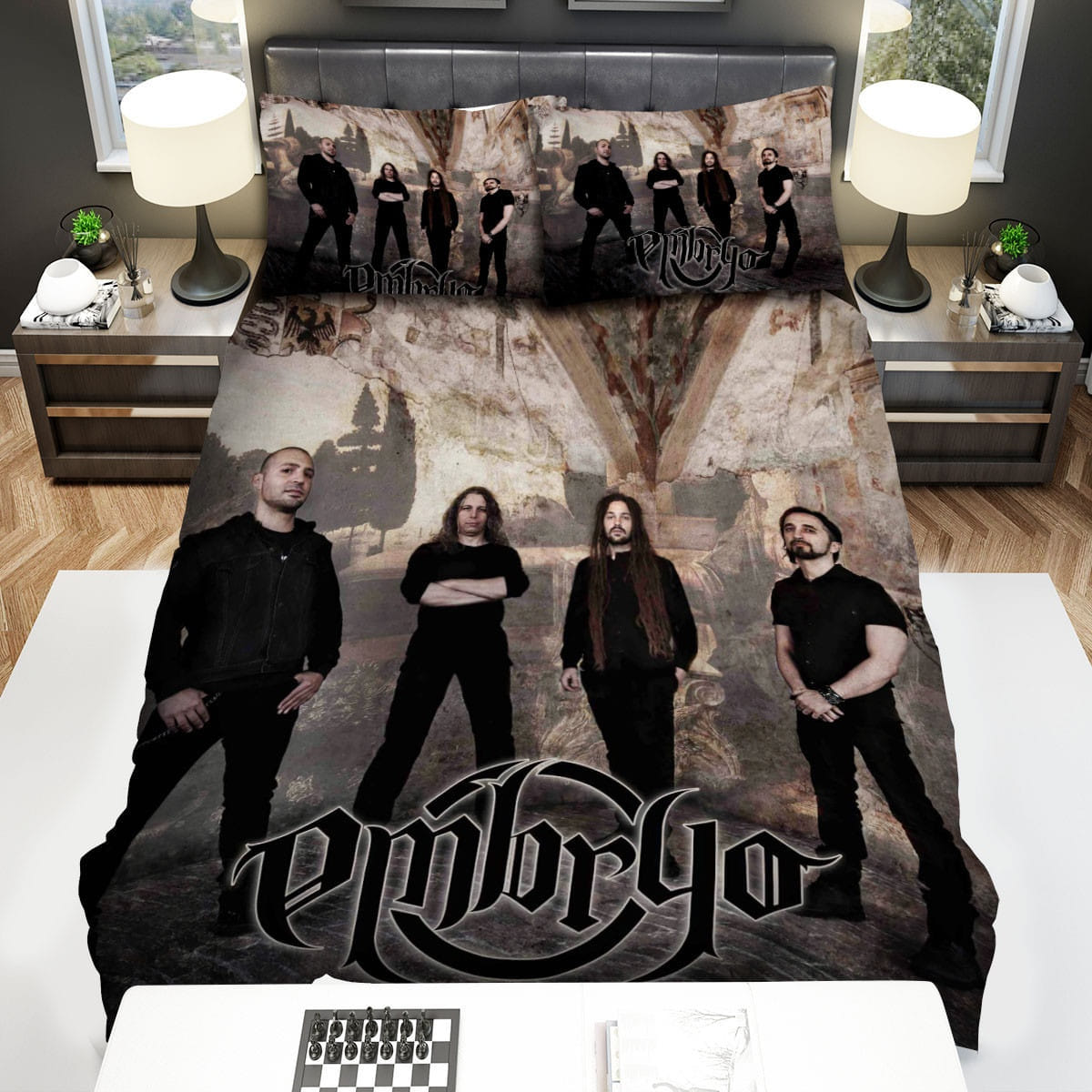 Embryo 4 Members Bedding Sets, Flatsheet Gift For Christmas, Thanksgiving, Halloween