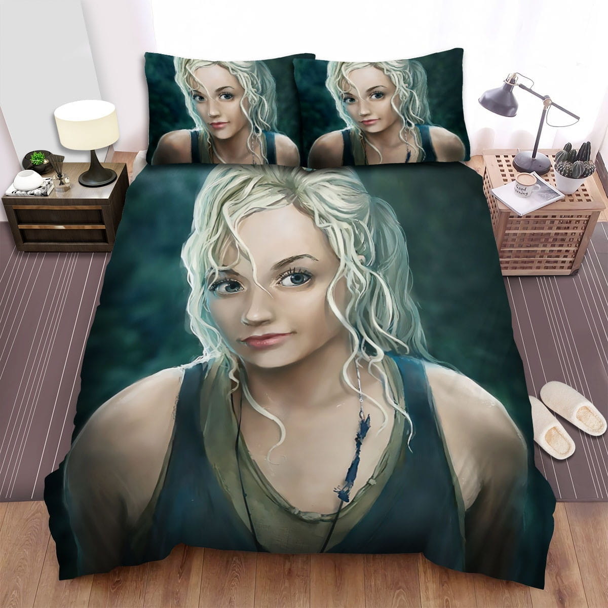 Emily Kinney Decorative Bedding Sets with Duvet Cover, Flatsheet, Pillowcases