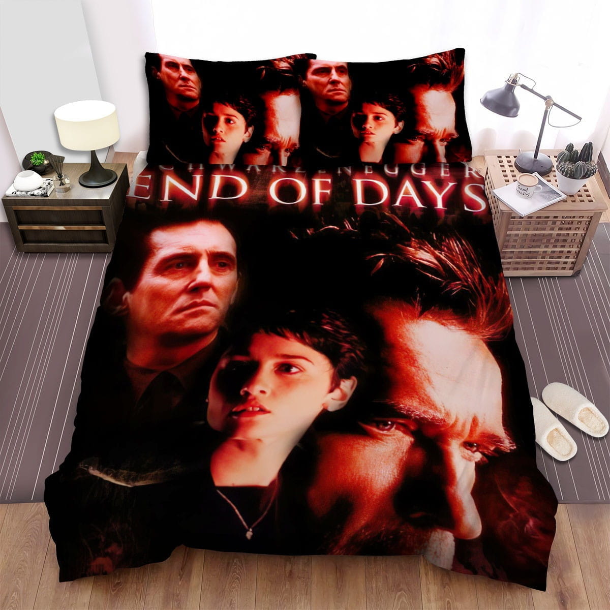 End Of Days Movie Poster 2 Bedding Sets, Flatsheet Gift For Wife, Husband, Besties