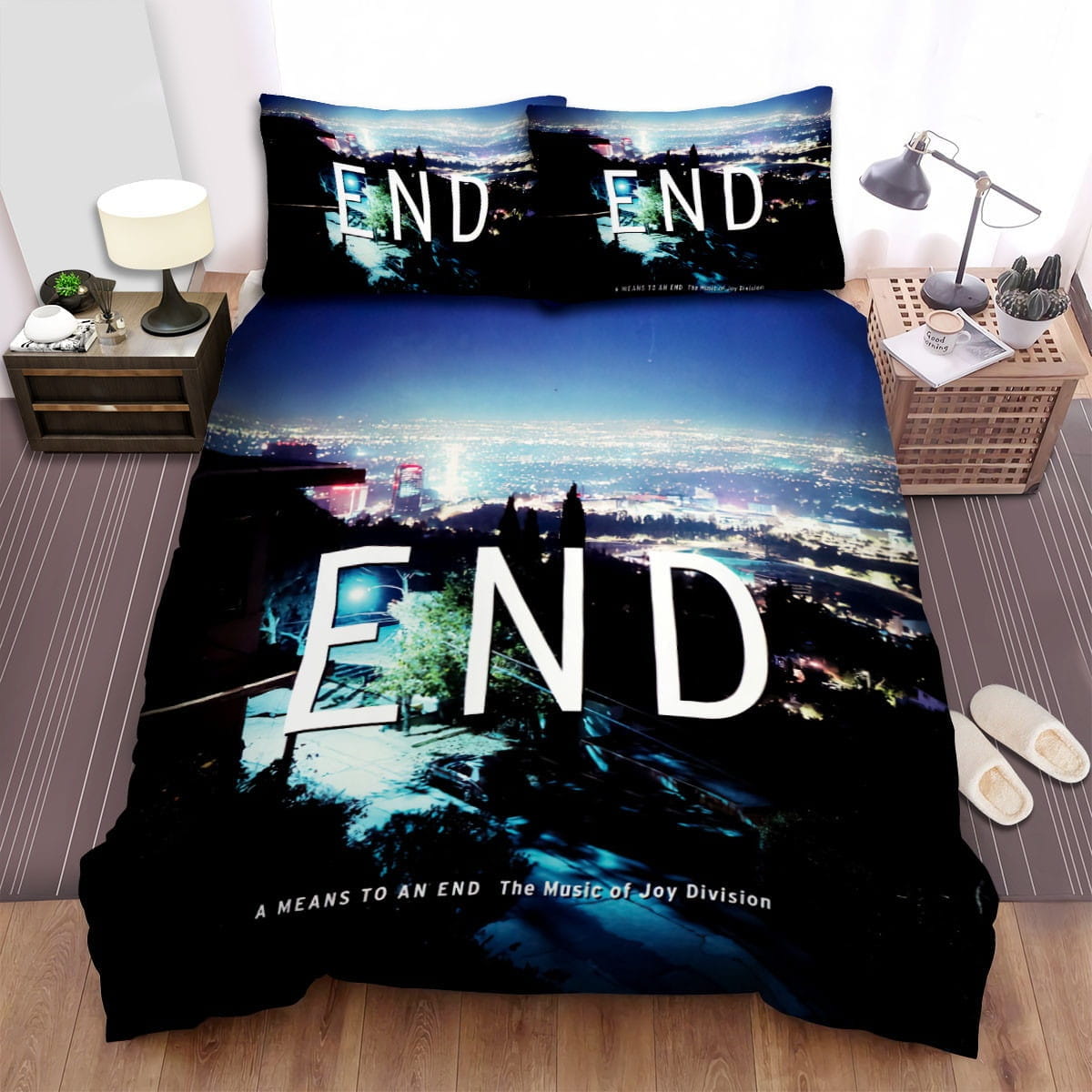 End Joy Division Bedding Sets Duvet Cover, Flatsheet, Pillowcases Perfect Gift For Fans