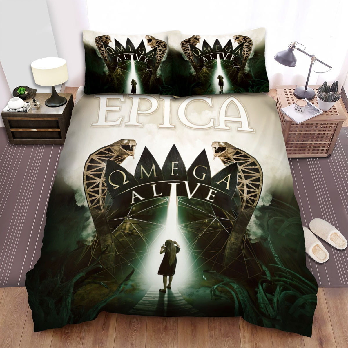 Epica Omeg Alive Bedding Sets, Flatsheet Gift For Wife, Husband, Besties