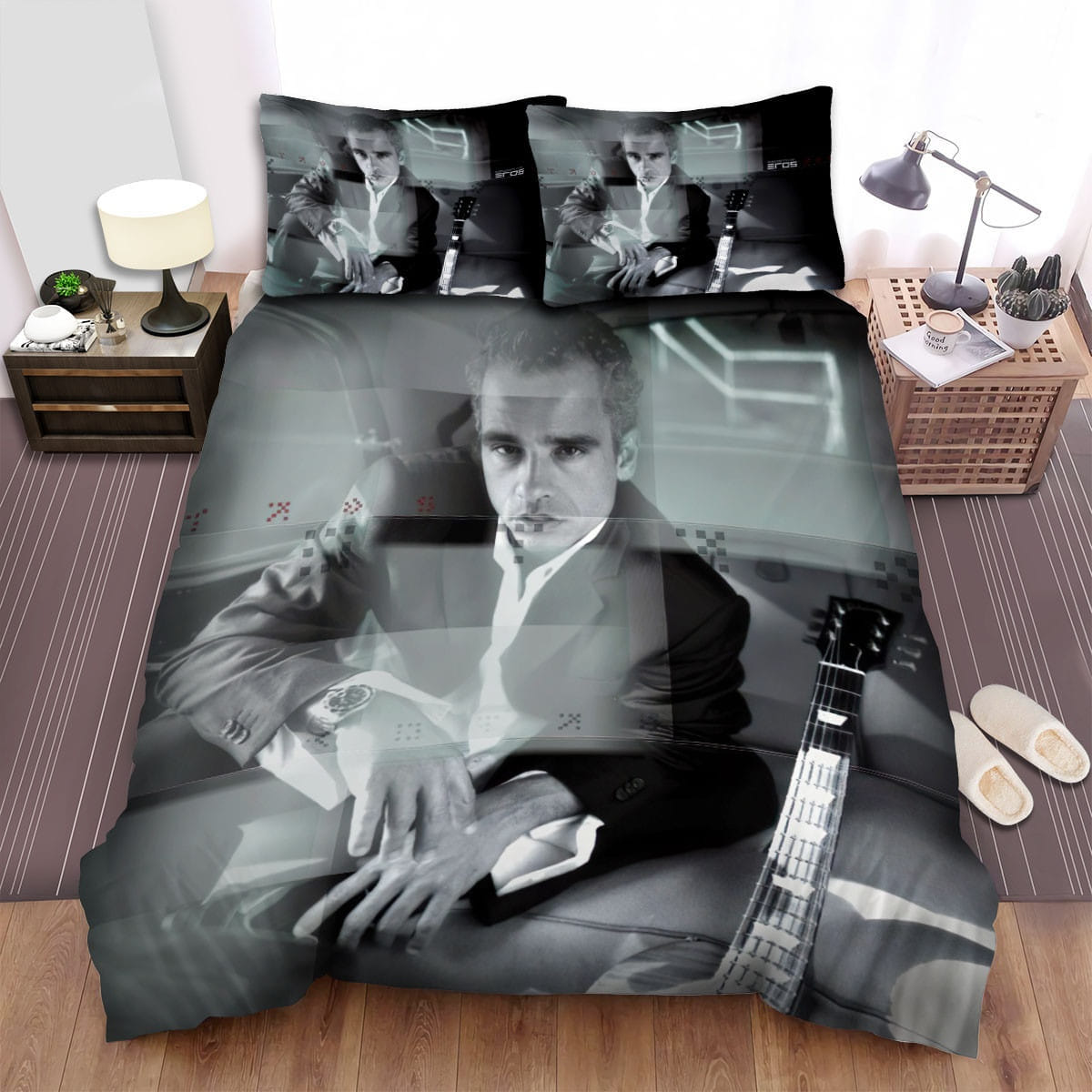 Eros Ramazzotti It Bedding Sets Duvet Cover, Flatsheet, Pillowcase For Your Lover