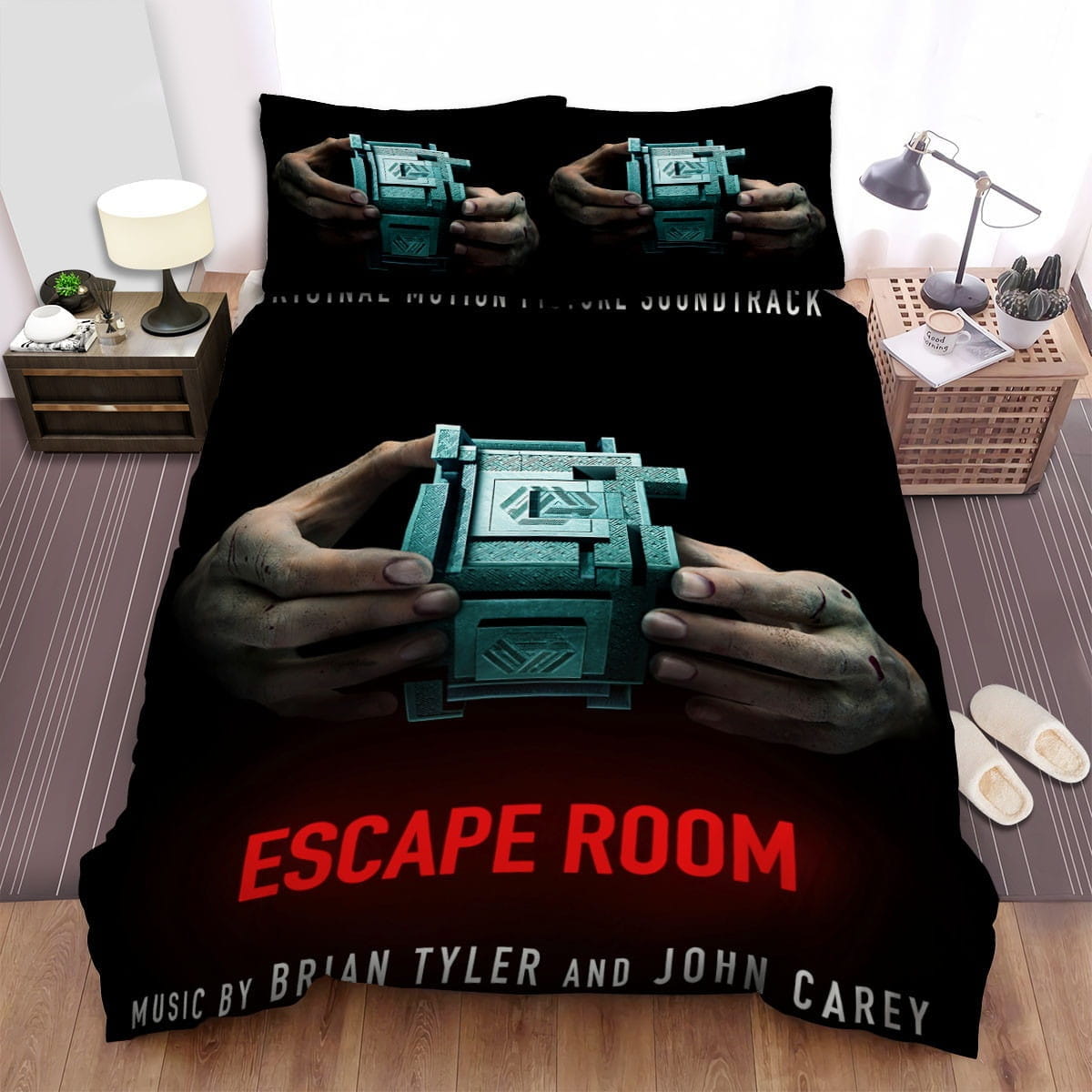 Escape Room (I) Poster Bedding Sets, Flatsheet Gift For Wife, Husband, Besties