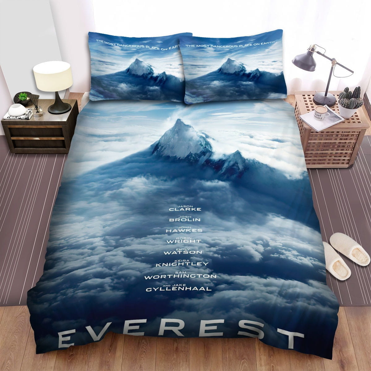 Everest Movie Poster 3 Bedding Sets Duvet Cover, Flatsheet, Pillowcases Perfect Gift For Fans