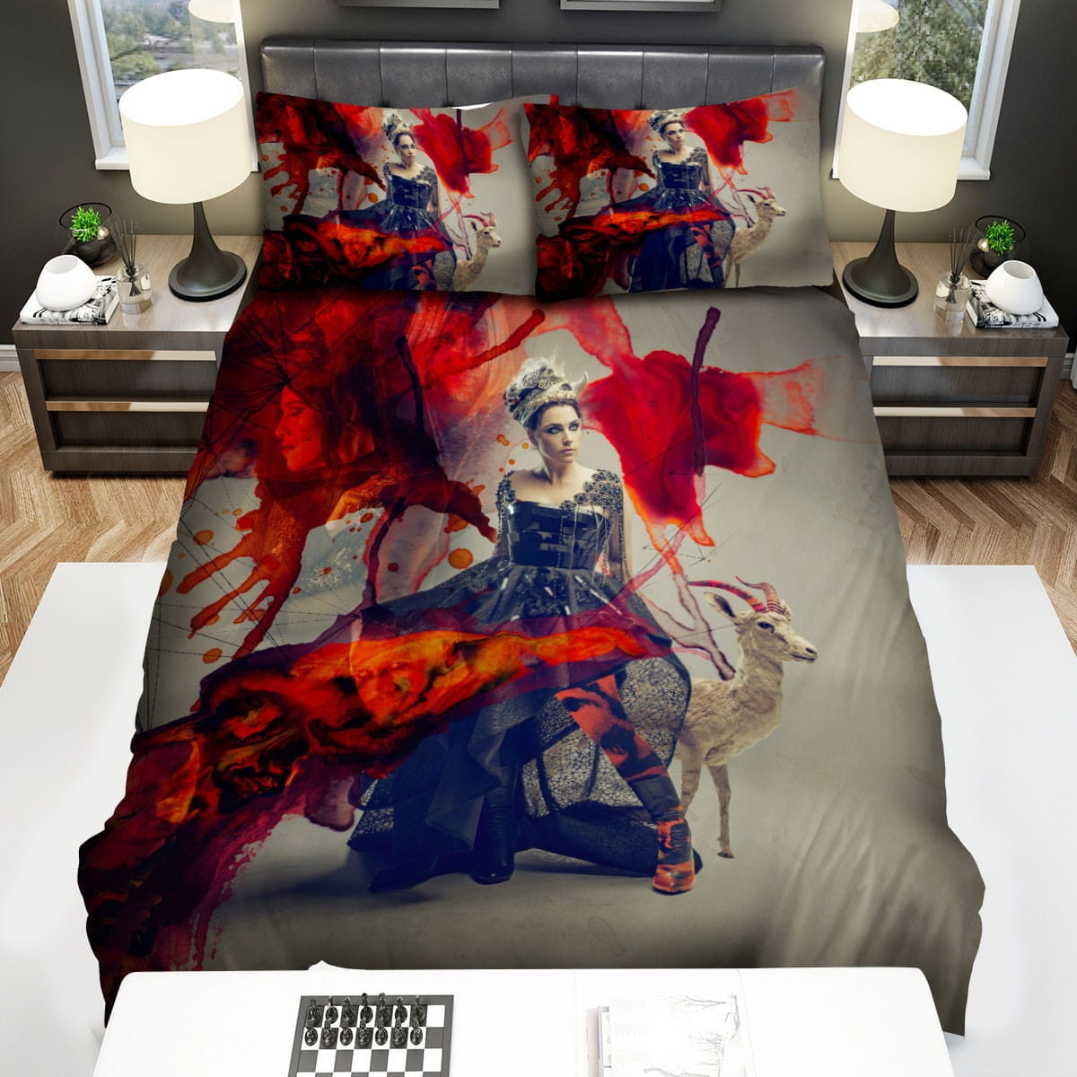 Evanescence Amy Lee Beauty Bedding Sets Duvet Cover, Flatsheet, Pillowcase For Your Lover