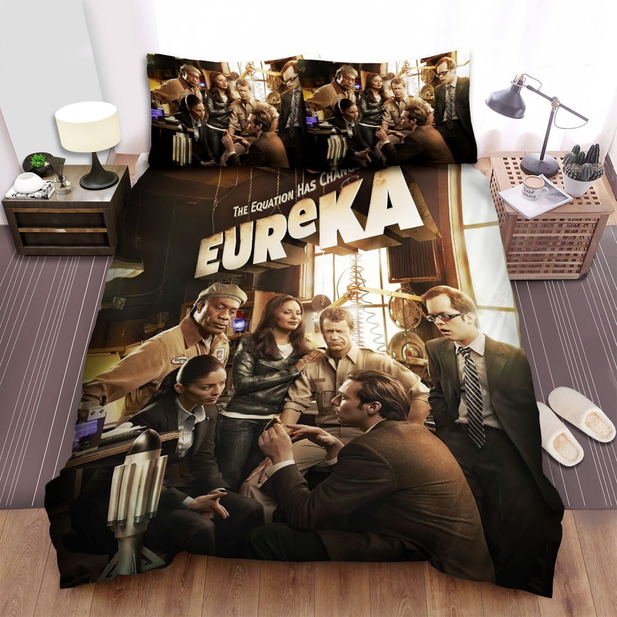Eureka Sceneries Decorative Bedding Sets with Duvet Cover, Flatsheet, Pillowcases