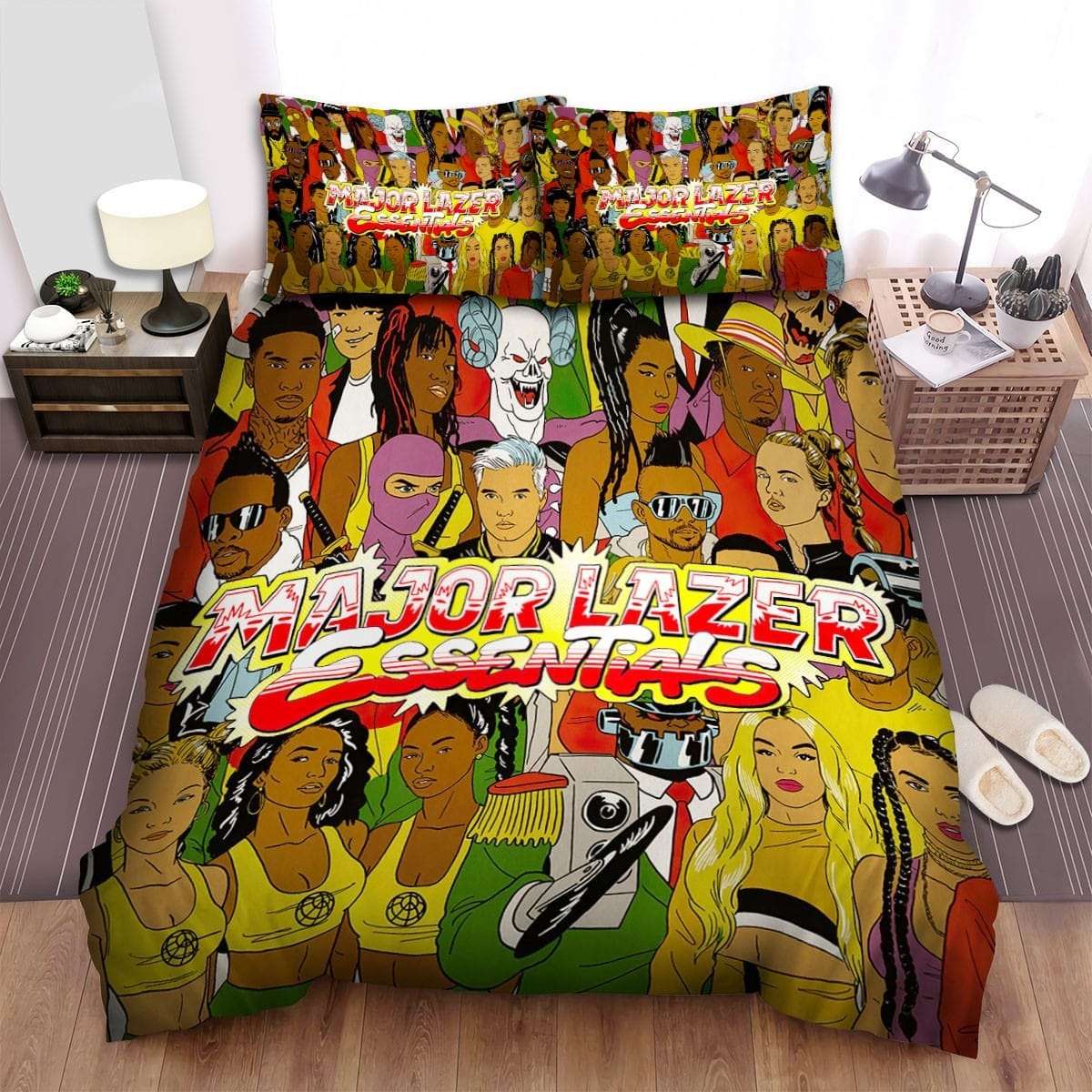 Essentials Major Lazer Bedding Sets Duvet Cover, Flatsheet, Pillowcases For Every Bedroom
