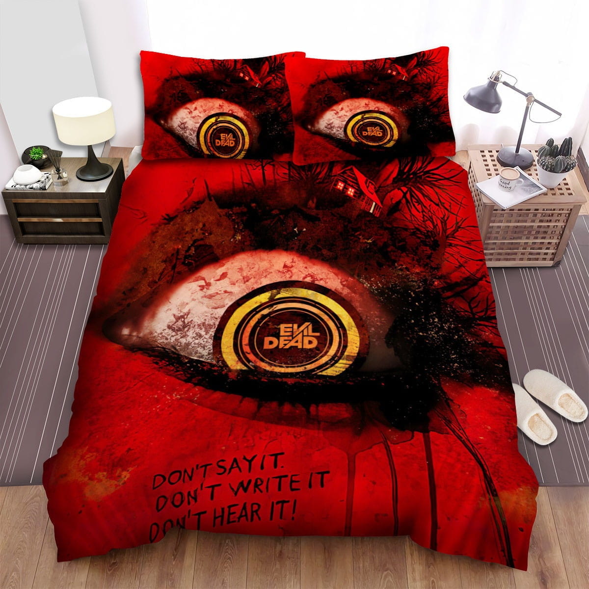 Evil Dead Eyes Bedding Sets Duvet Cover, Flatsheet, Pillowcases For Every Bedroom